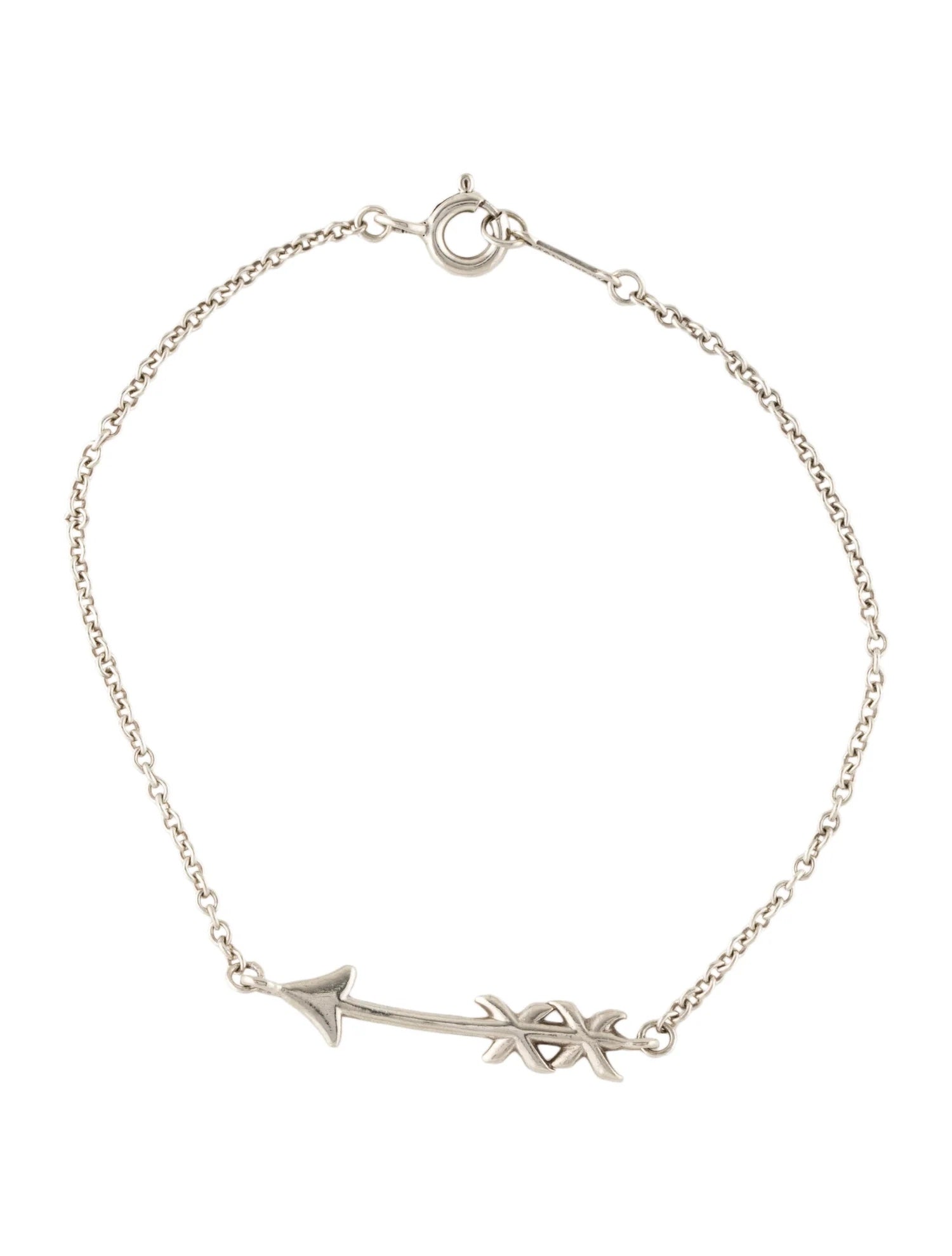 TIFFANY & CO. GRAFFITI ARROW STATION SILVER BRACELET