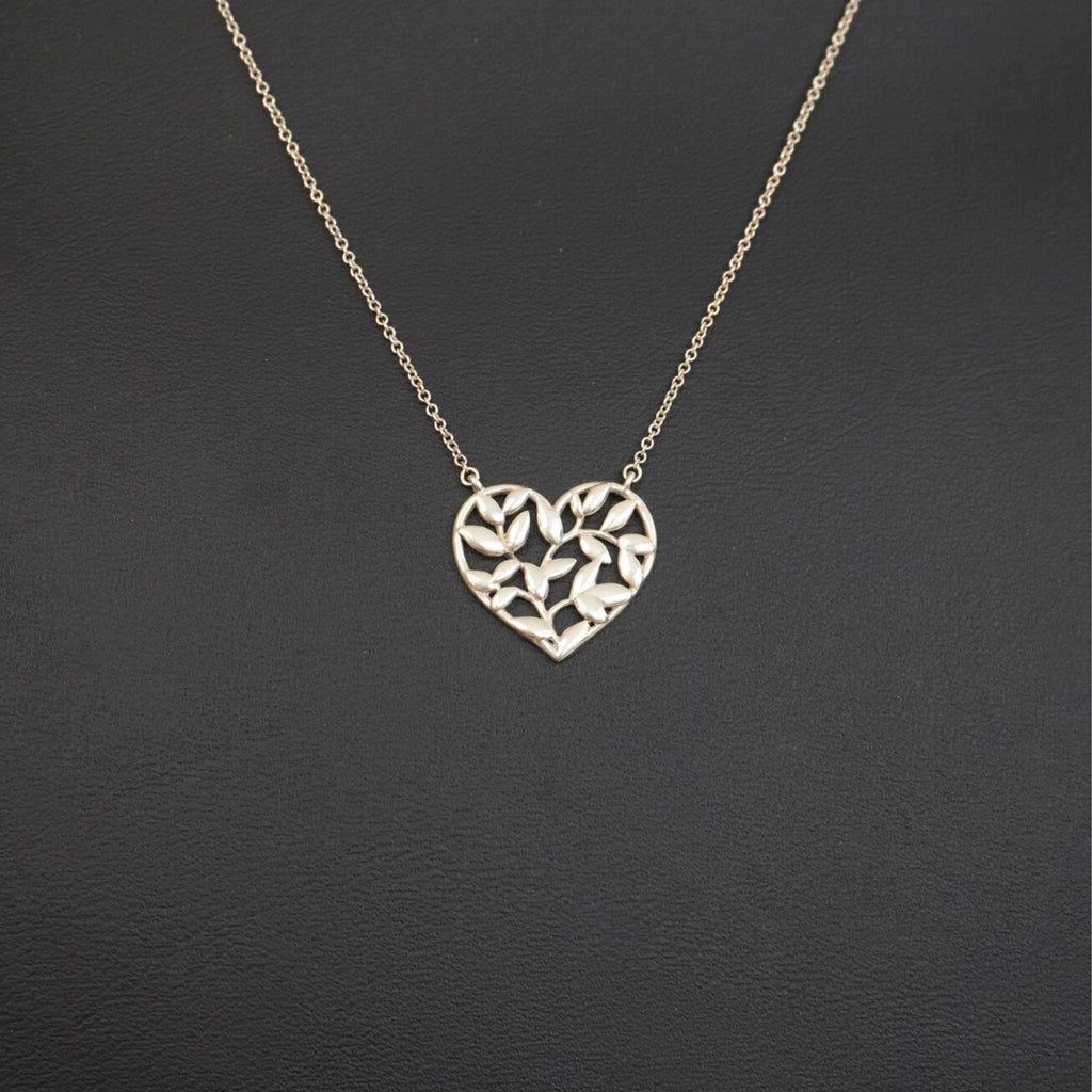 Tiffany & Co. 'Olive Leaf Heart' Necklace
