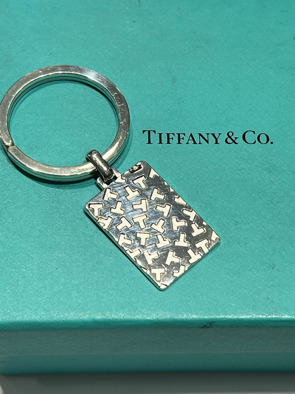 TIFFANY & CO. MONOGRAM KEYCHAIN