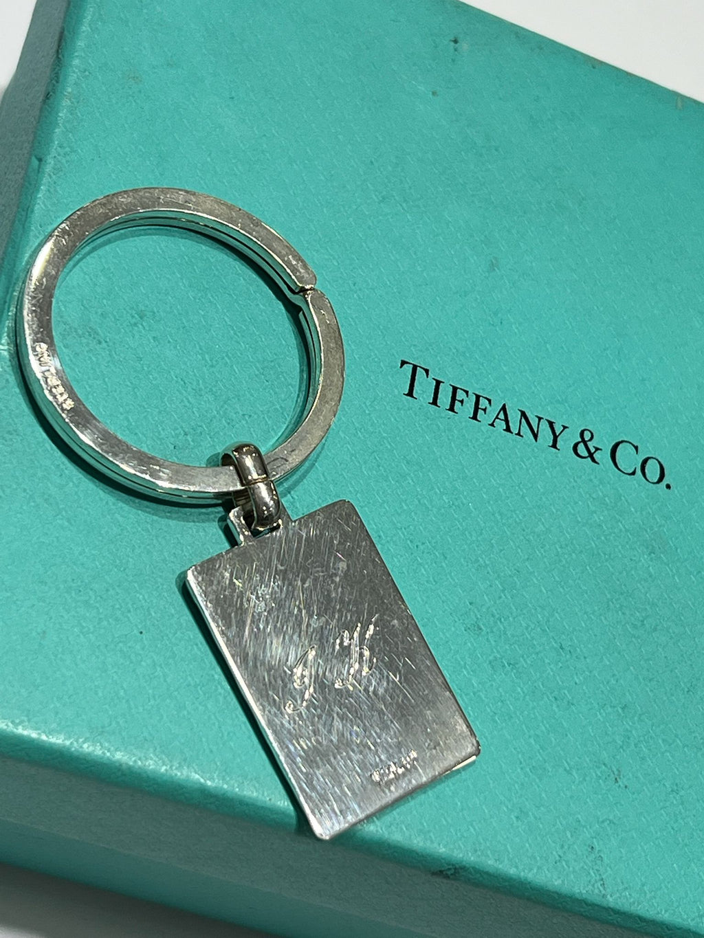TIFFANY & CO. MONOGRAM KEYCHAIN