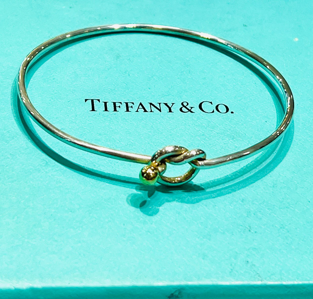 TIFFANY & CO. LOVE KNOT HOOK & EYE BRACELET