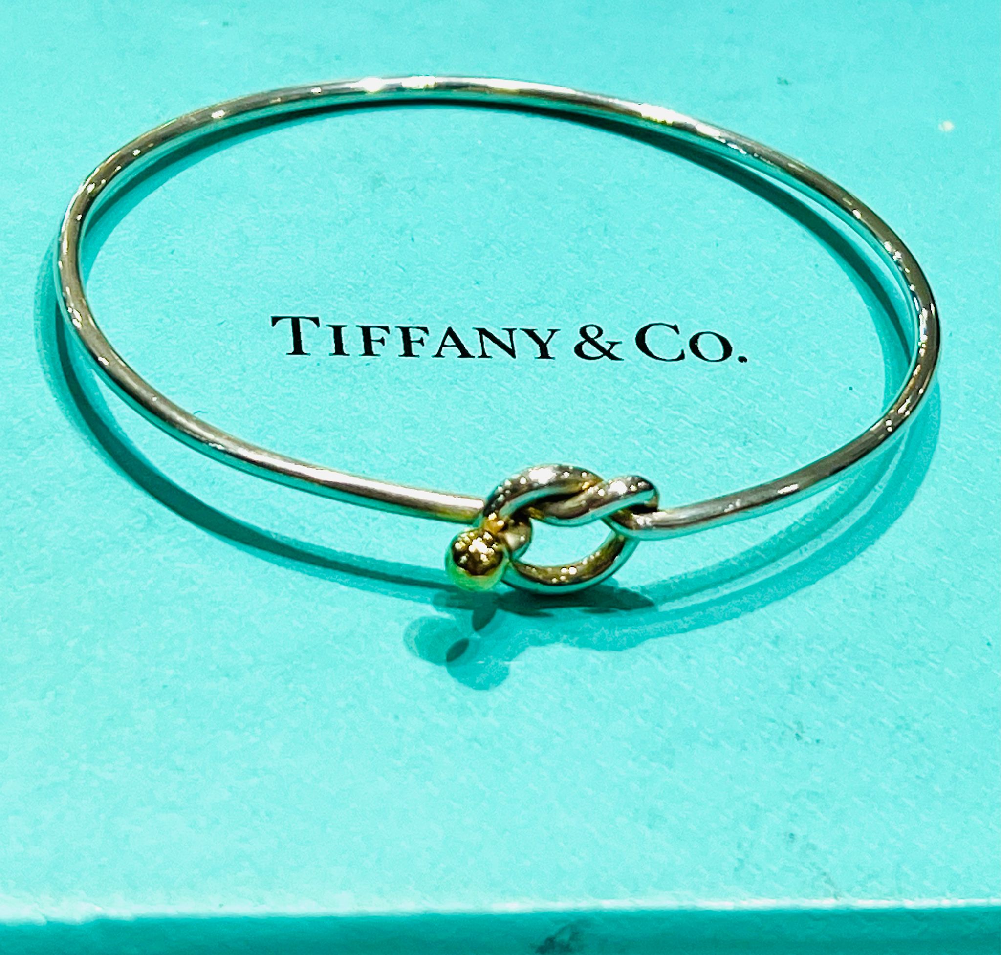 TIFFANY & CO. LOVE KNOT HOOK & EYE BRACELET