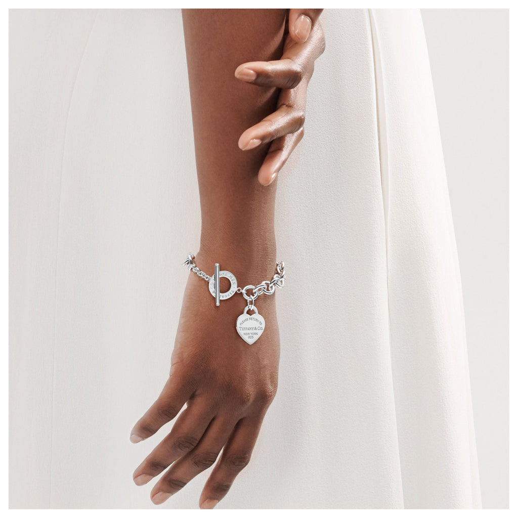 TIFFANY & CO. HEART TAG TOGGLE BRACELET