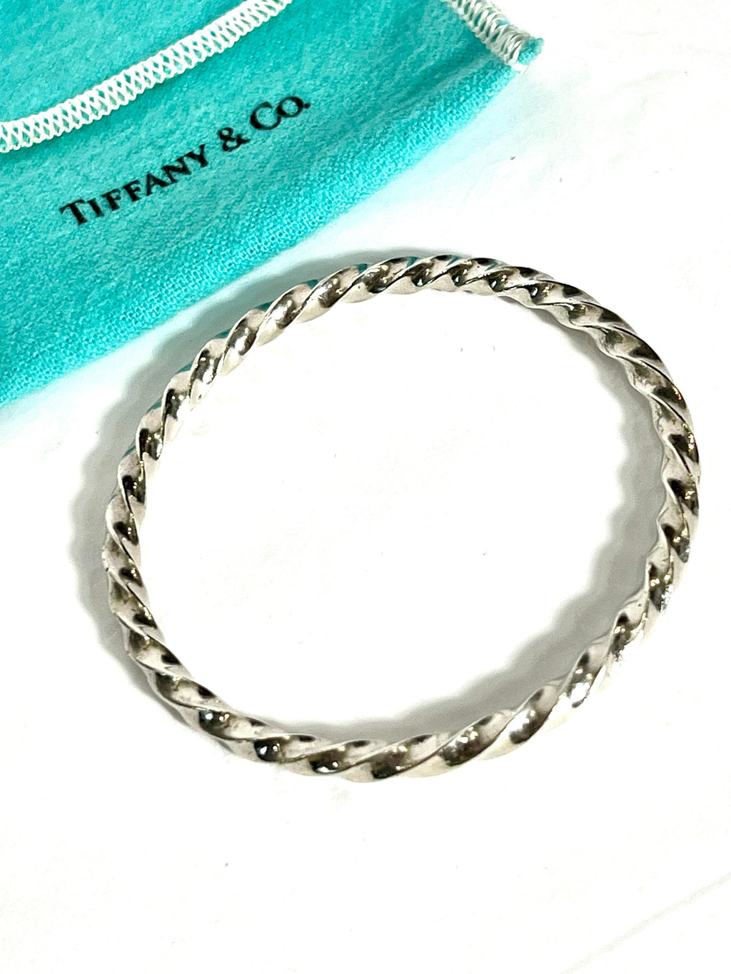 TIFFANY & CO. TWIST BANGLE BRACELET