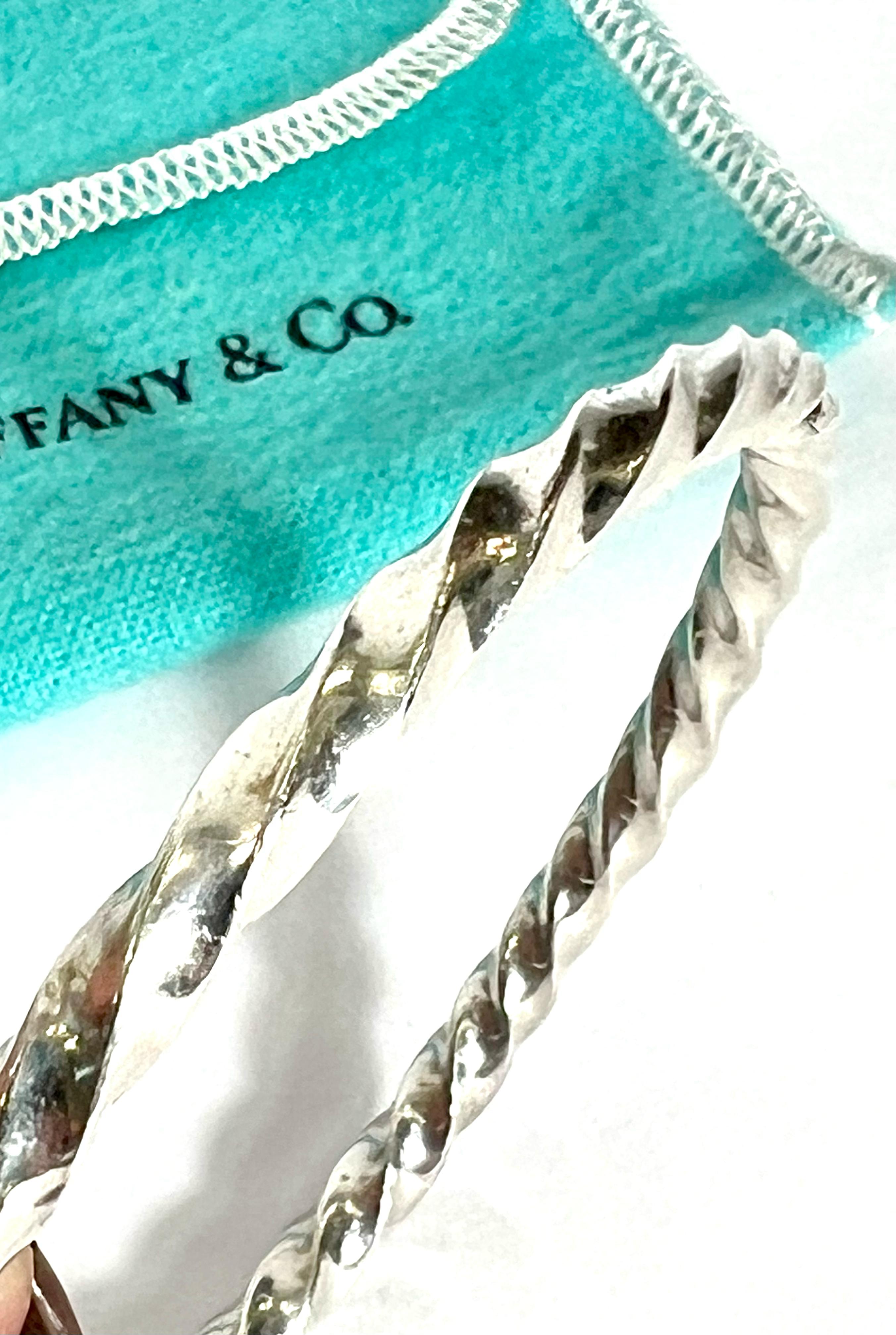 TIFFANY & CO. TWIST BANGLE BRACELET