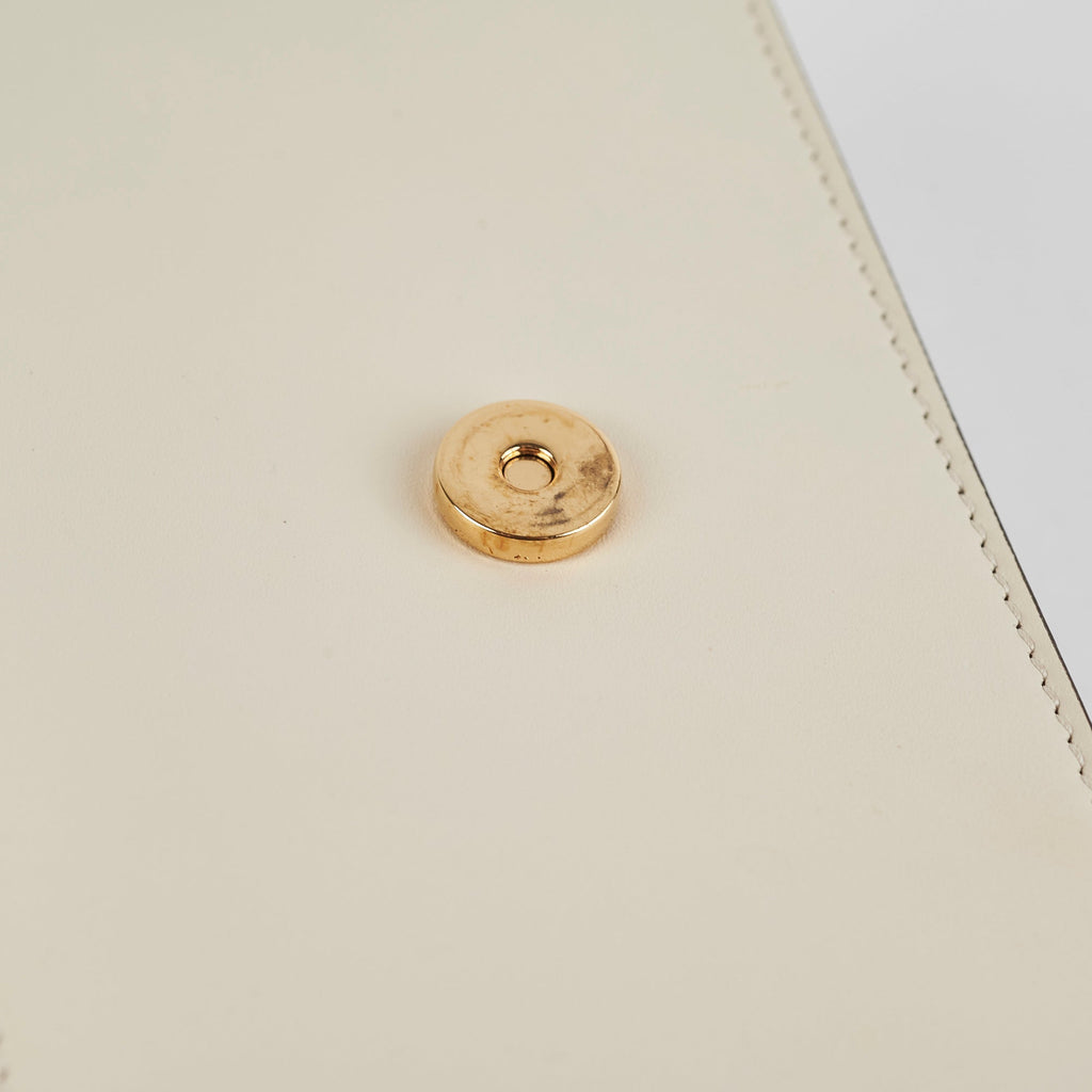 Gucci Super Mini Sylvie White Chain Crossbody