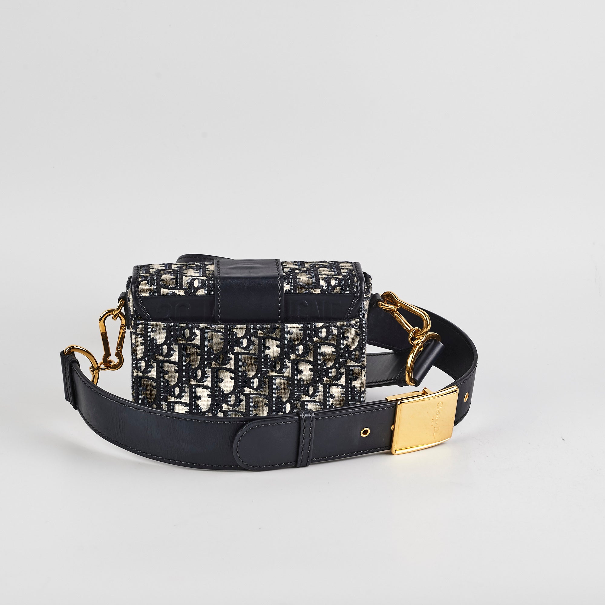 Christian Dior 30 Montainge Box Oblique Navy