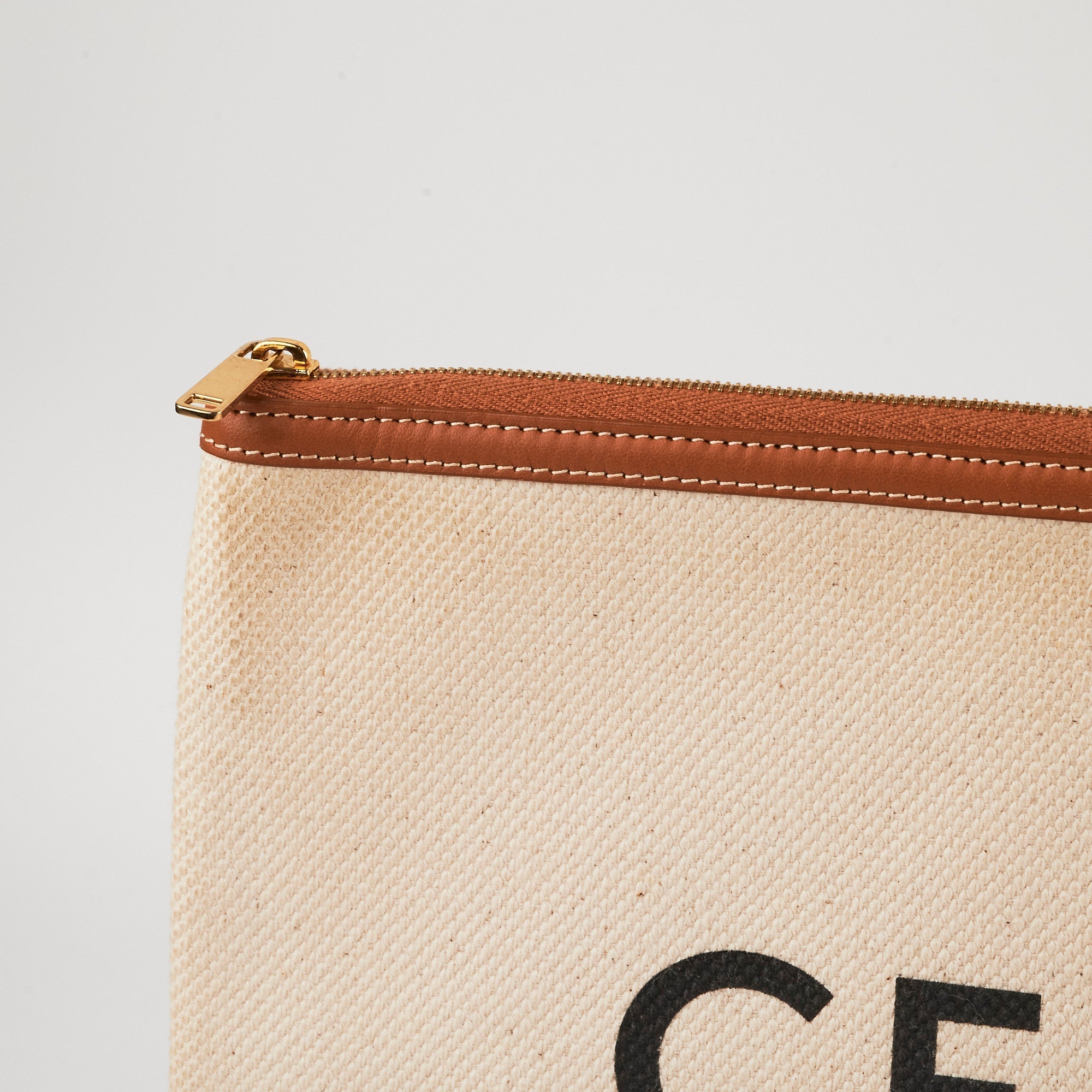 Celine Canvas Clutch
