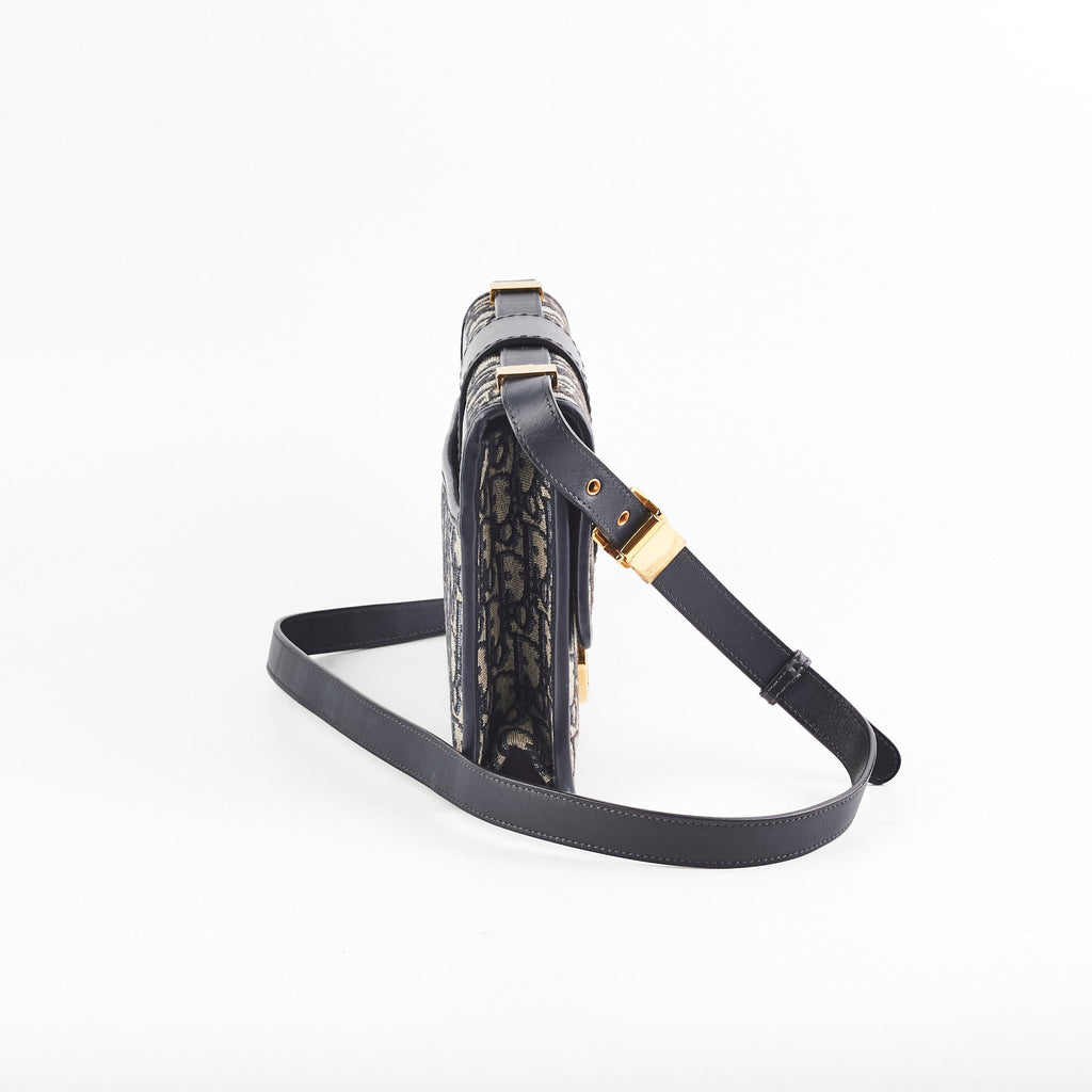 Christian Dior 30 Montaigne Navy Oblique