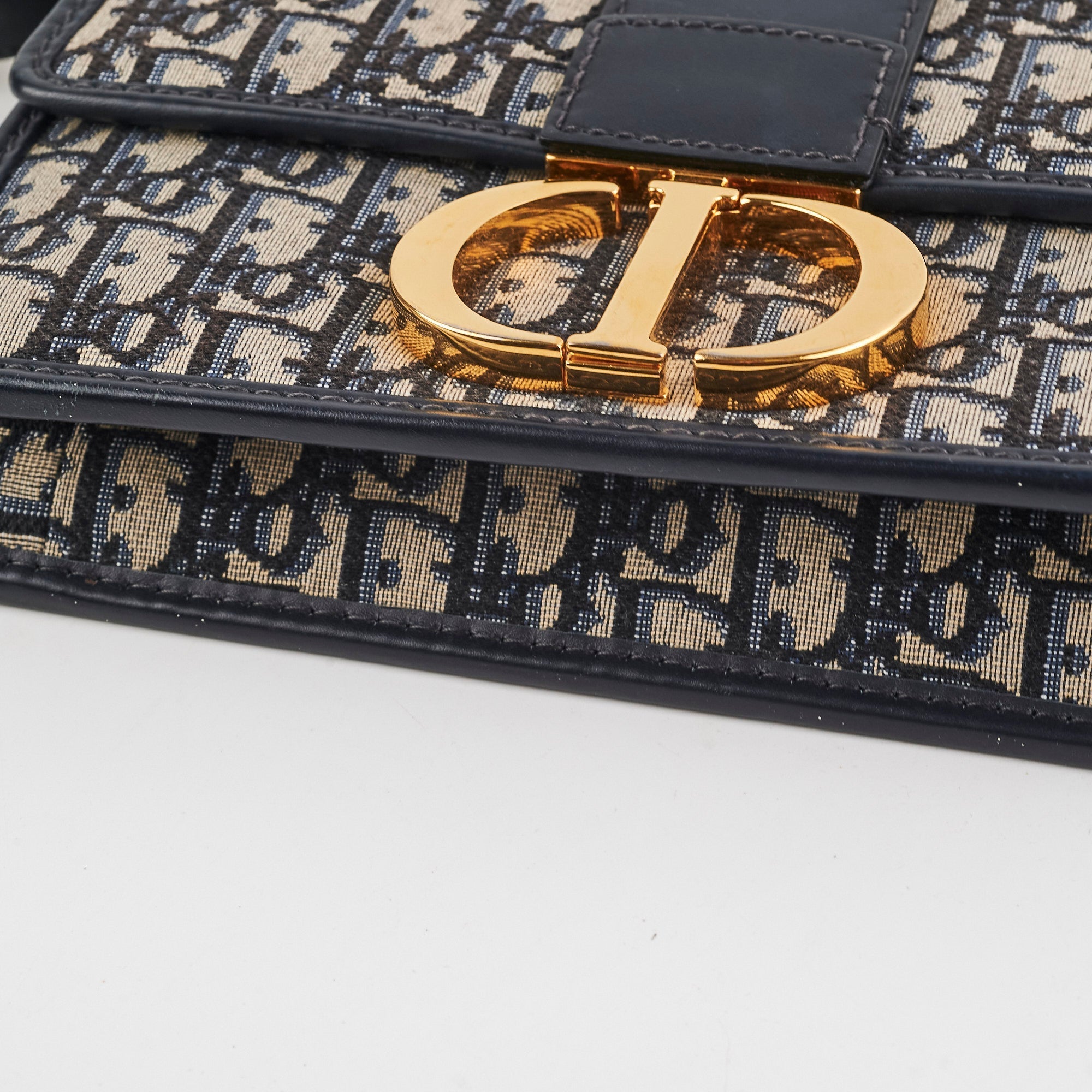 Christian Dior 30 Montaigne Navy Oblique