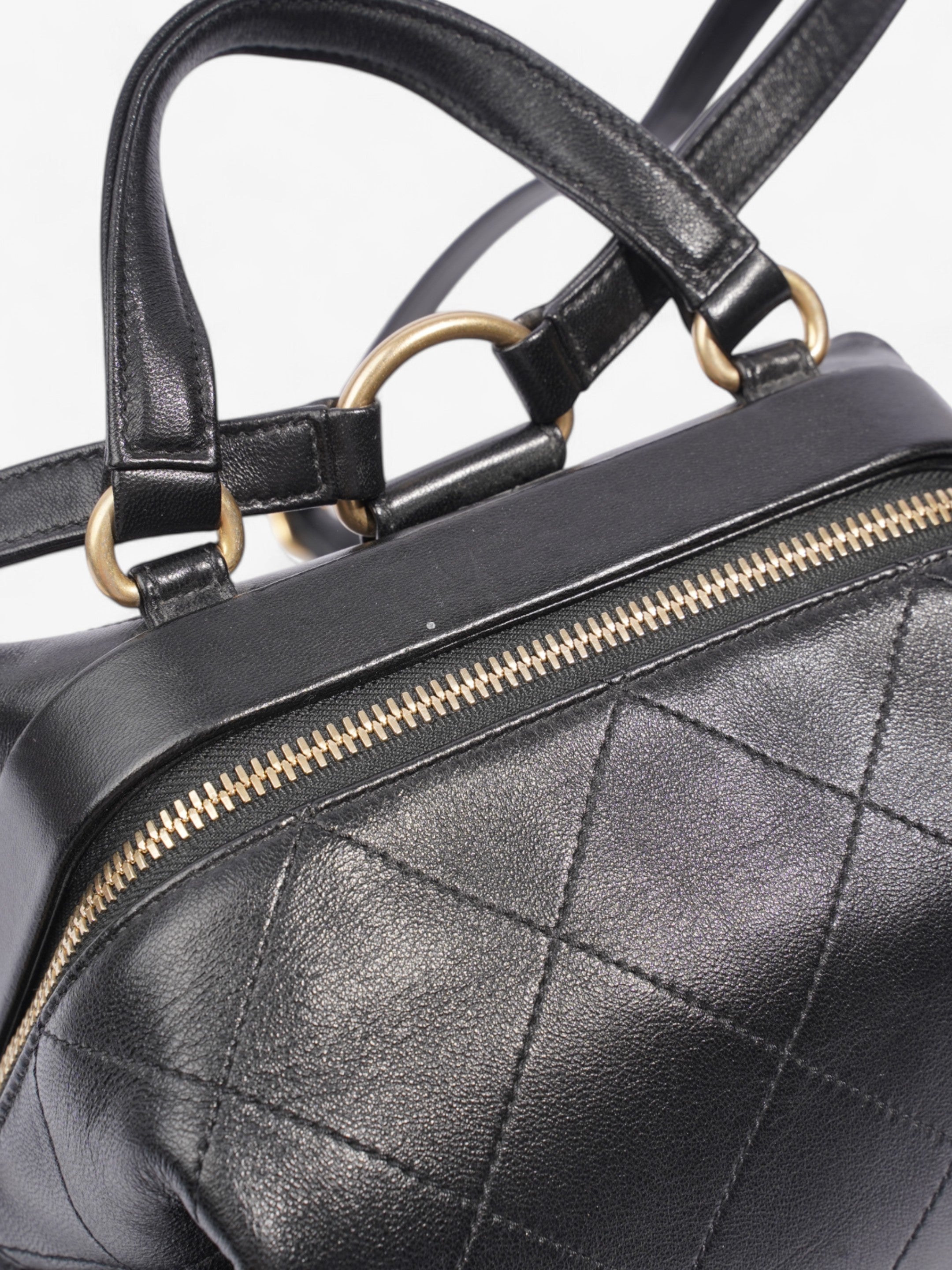 Chanel Timeless Backpack Black Lambskin Leather