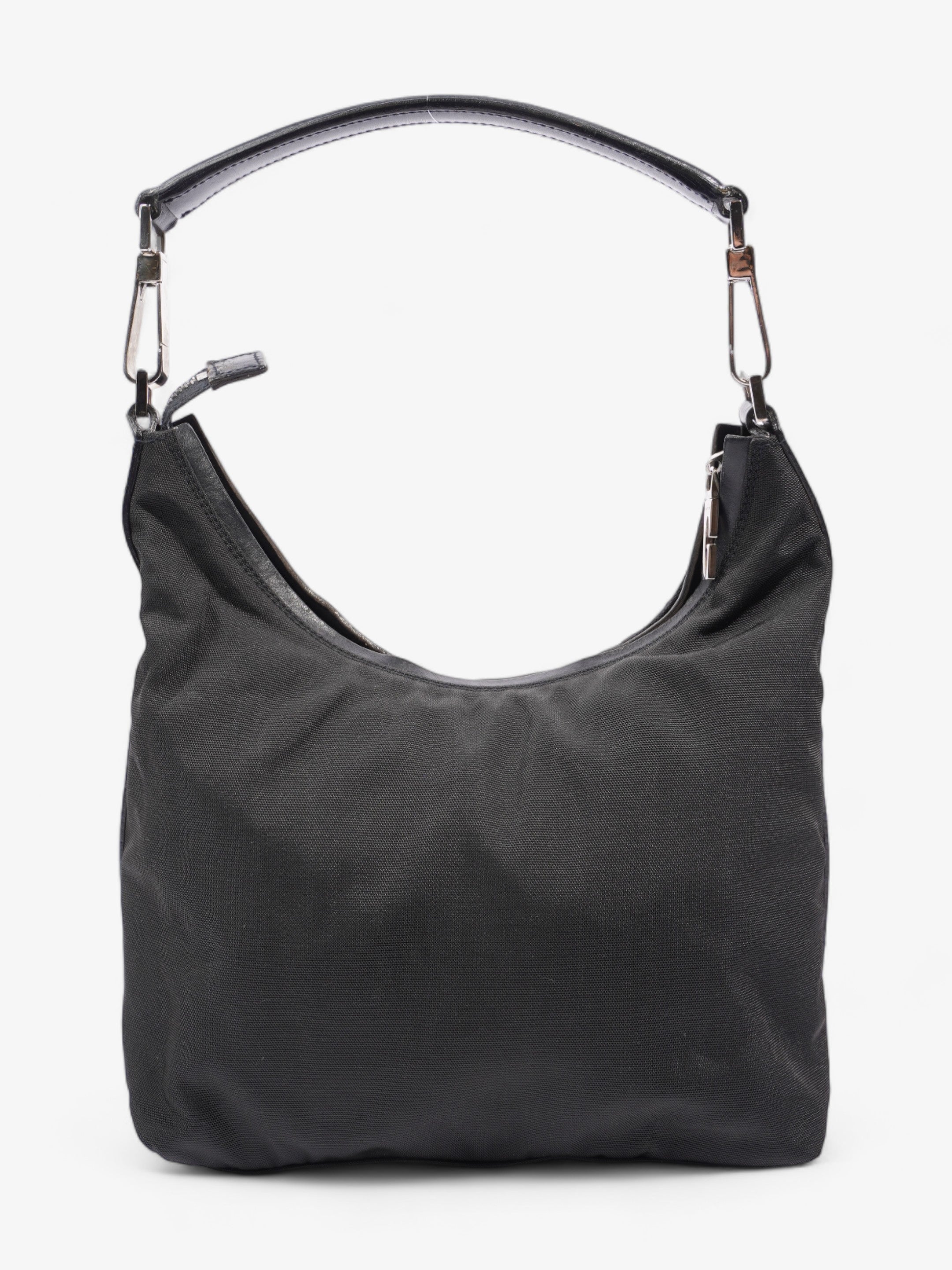 Gucci Hobo Shoulder Black Canvas