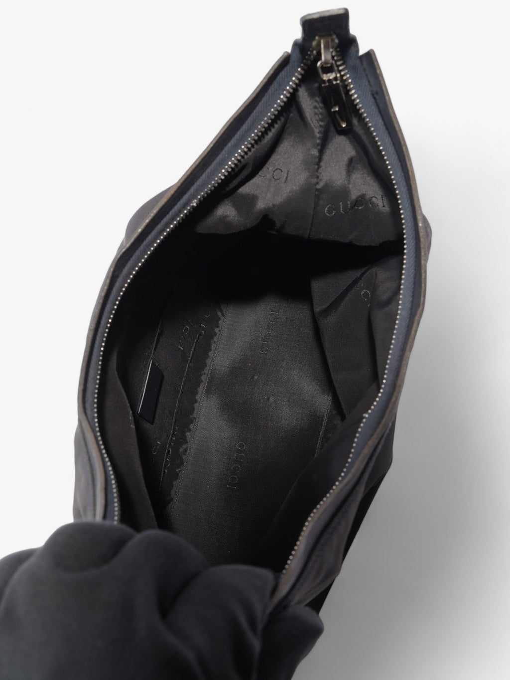 Gucci Hobo Shoulder Black Canvas