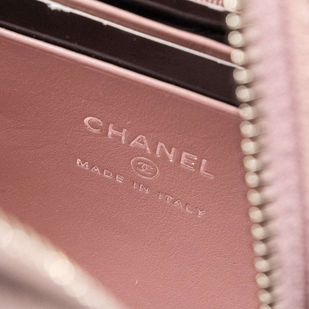 Chanel 24P Classic mini Backpack Caviar Light Pink  (Microchip)