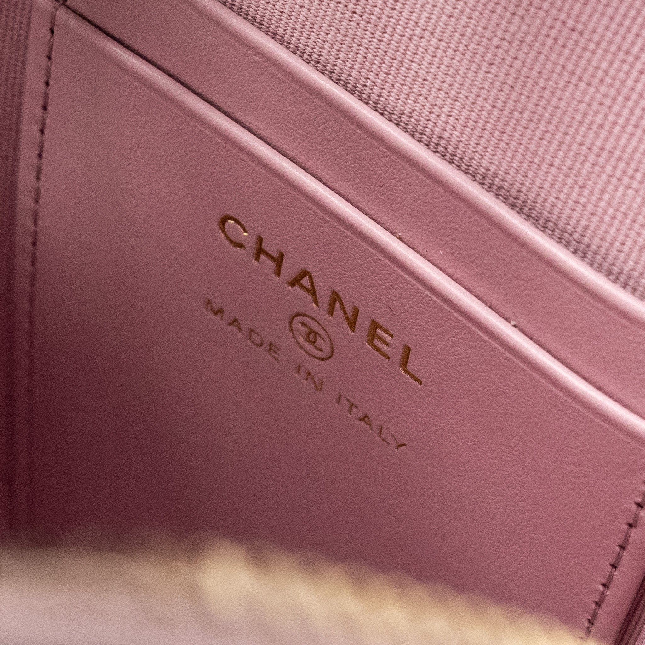 Chanel 24p Classic Mini Backpack Shiny Grained Calfskin Light Purple L (Microchip)