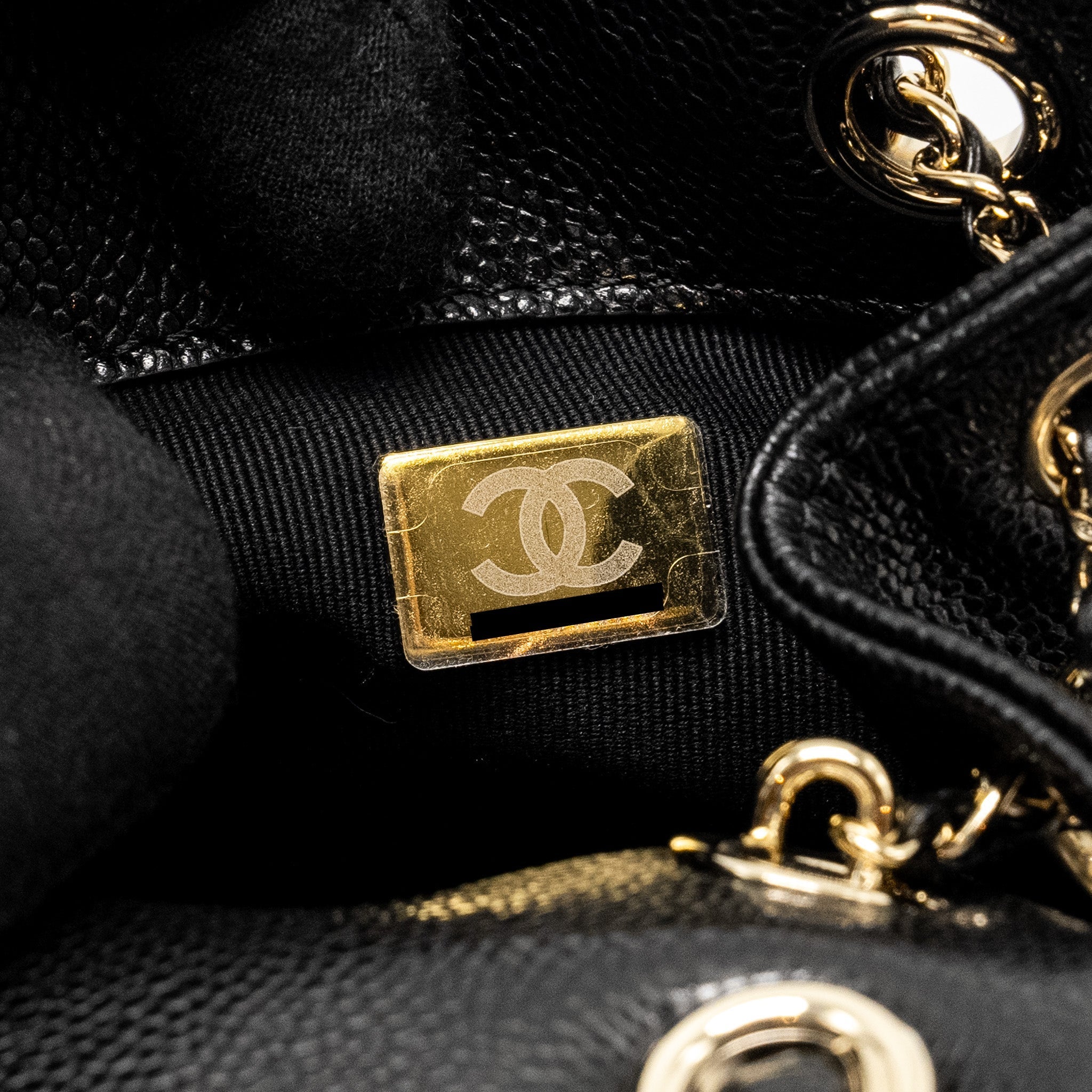 Chanel Triple Pack Backpack Caviar Black L (Microchip)