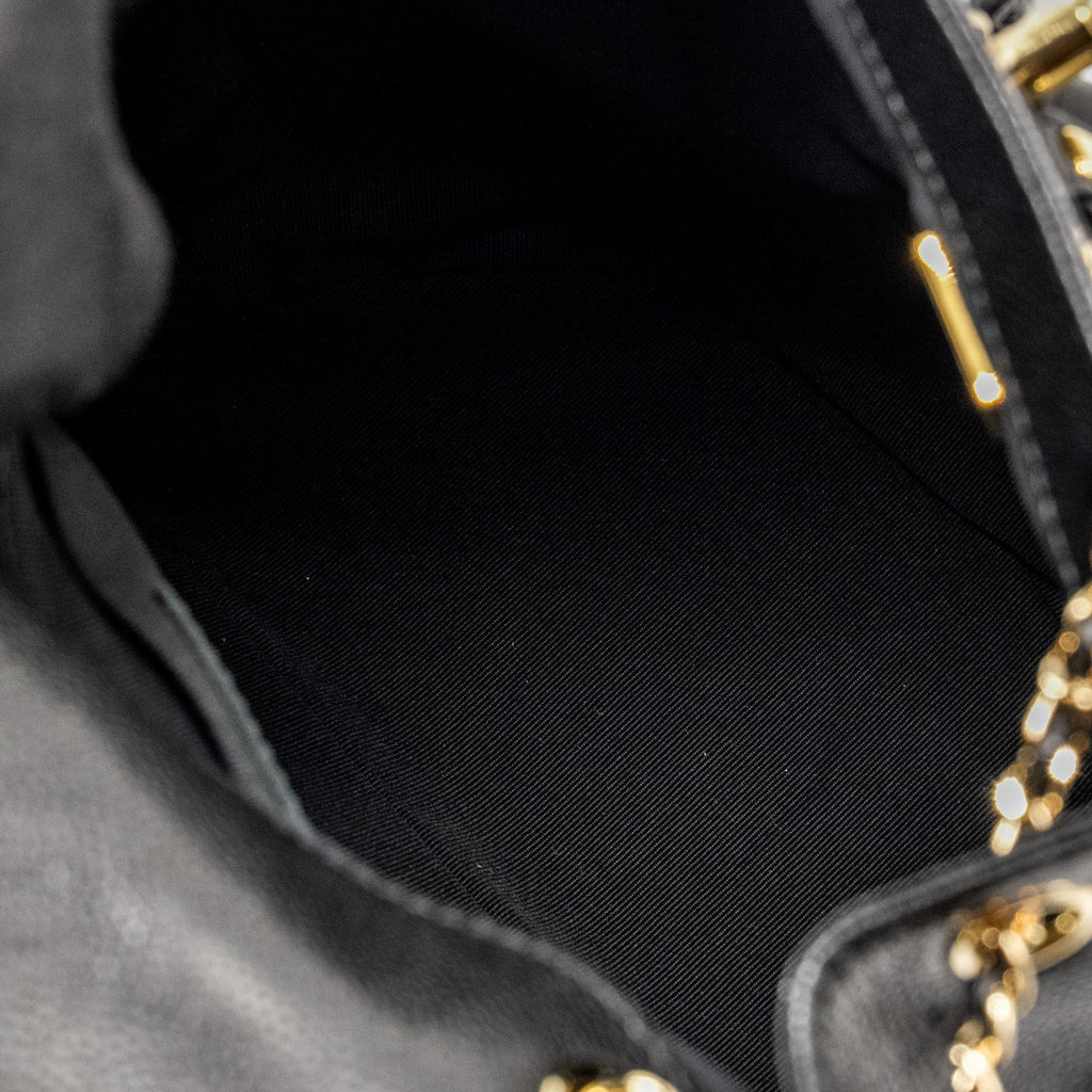 Chanel Triple Pack Backpack Caviar Black L (microchip)