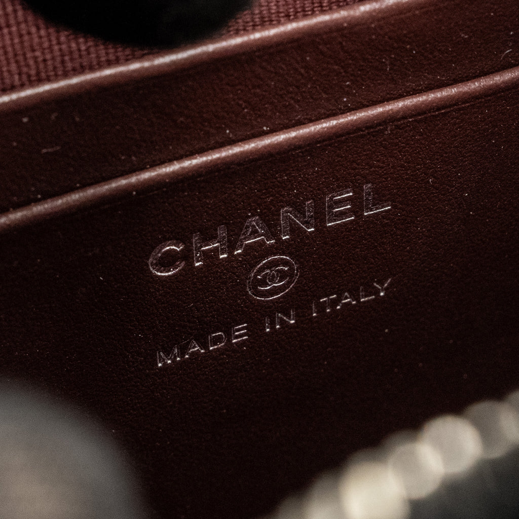 Chanel 24P Mini Backpack/Crossbody Bag Caviar Black  (Microchip)