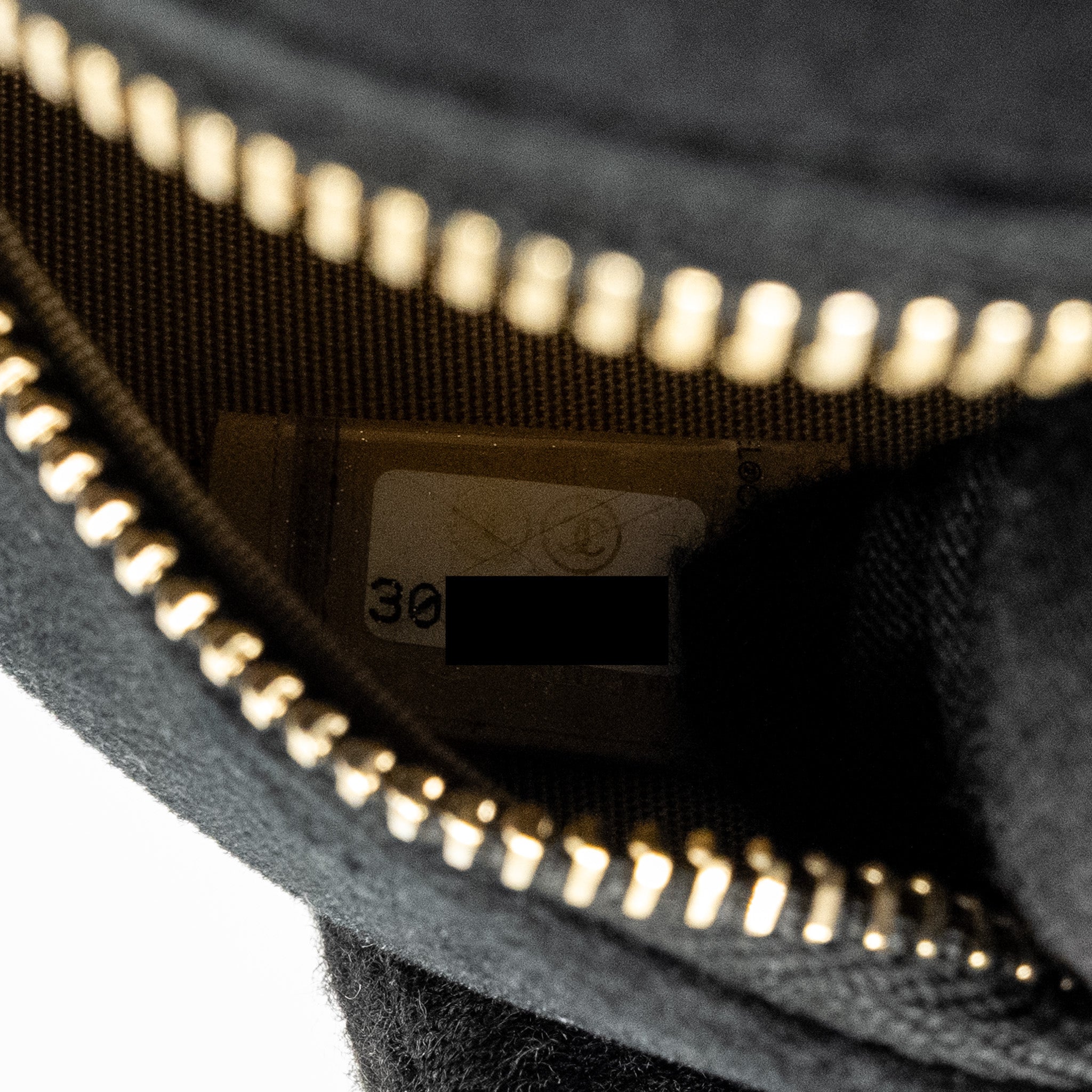 Chanel Pearl Crush Round Clutch Quilted Velvet Black L