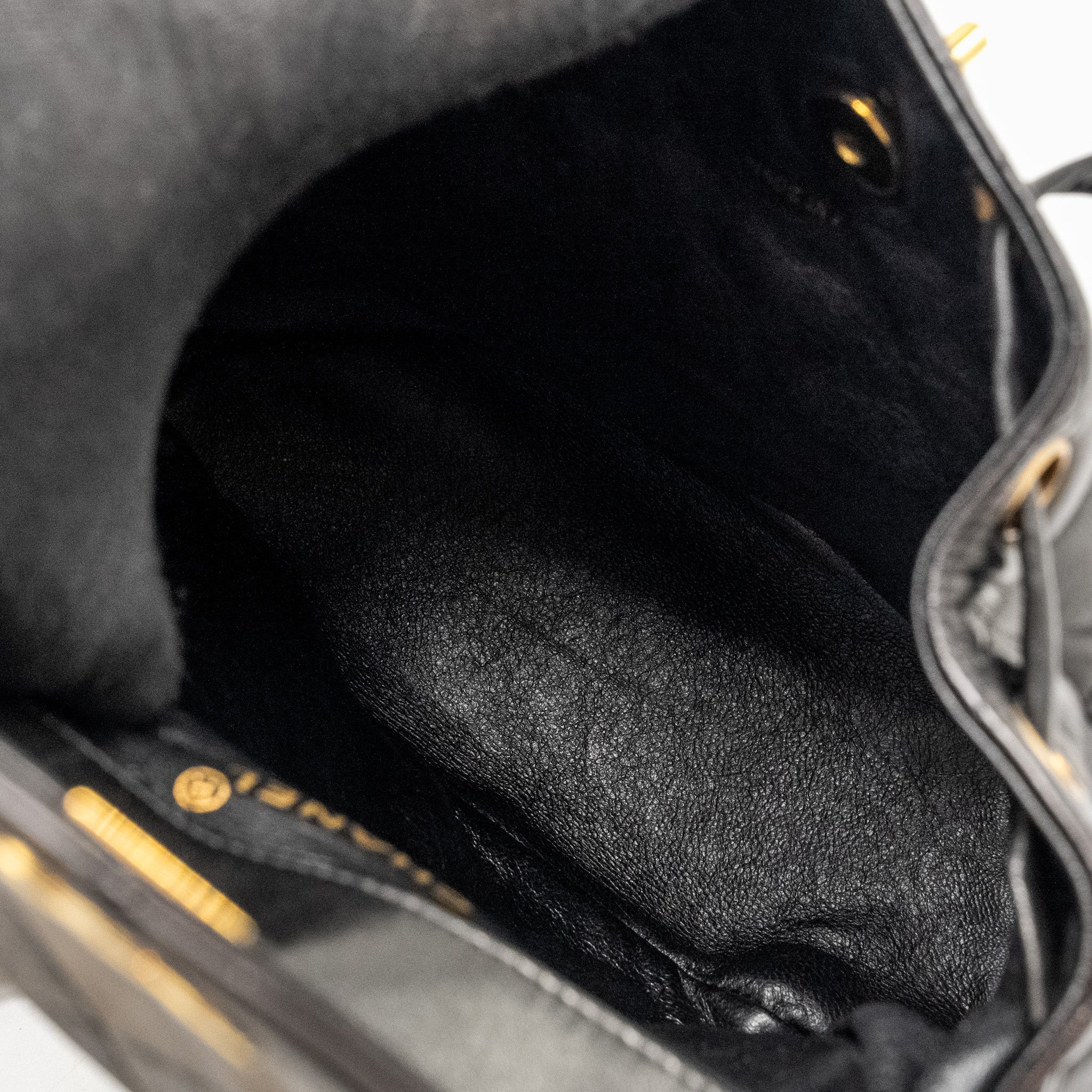 Chanel Vintage Duma Backpack Lambskin Black