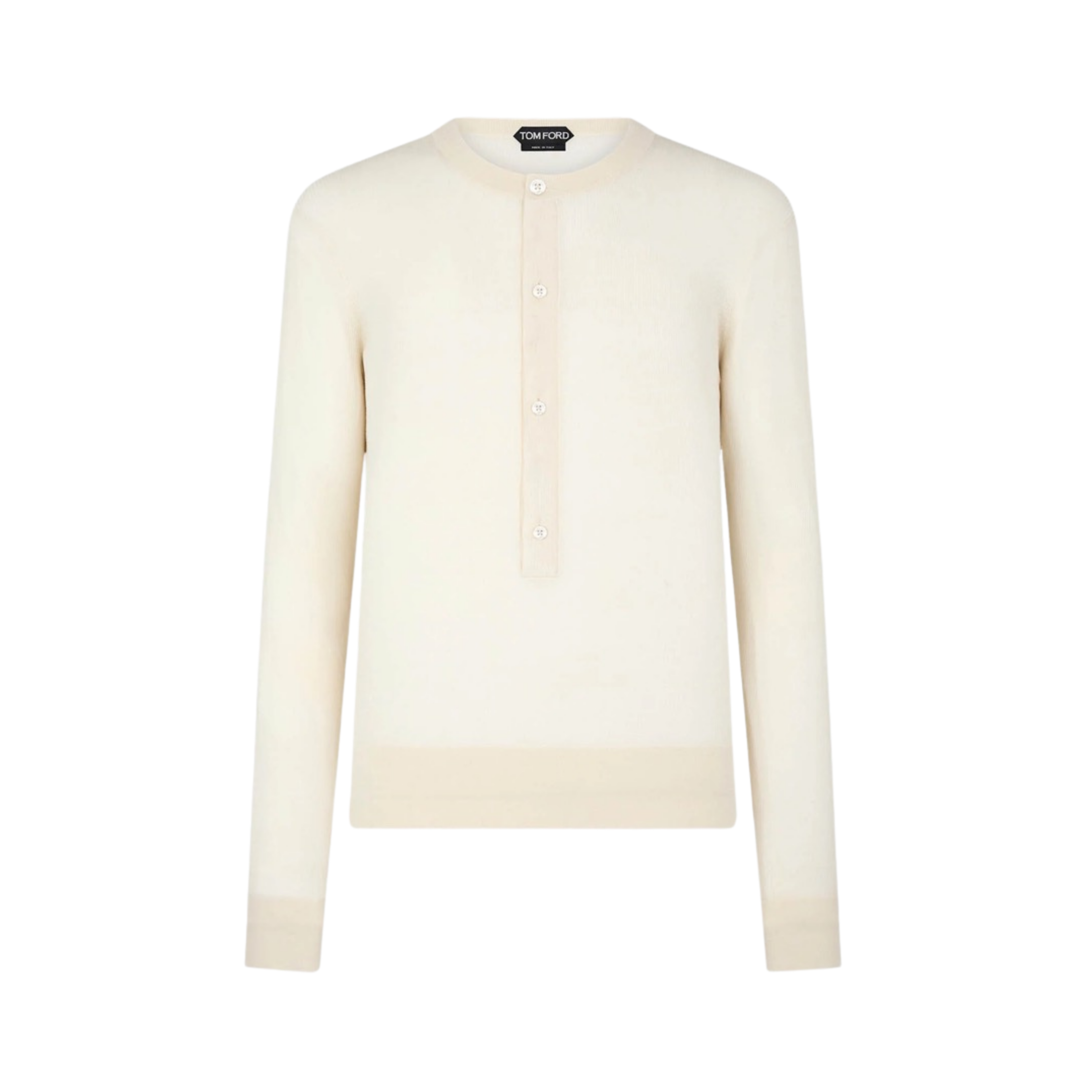 Tom Ford Silk Knit Henley - Men's 54