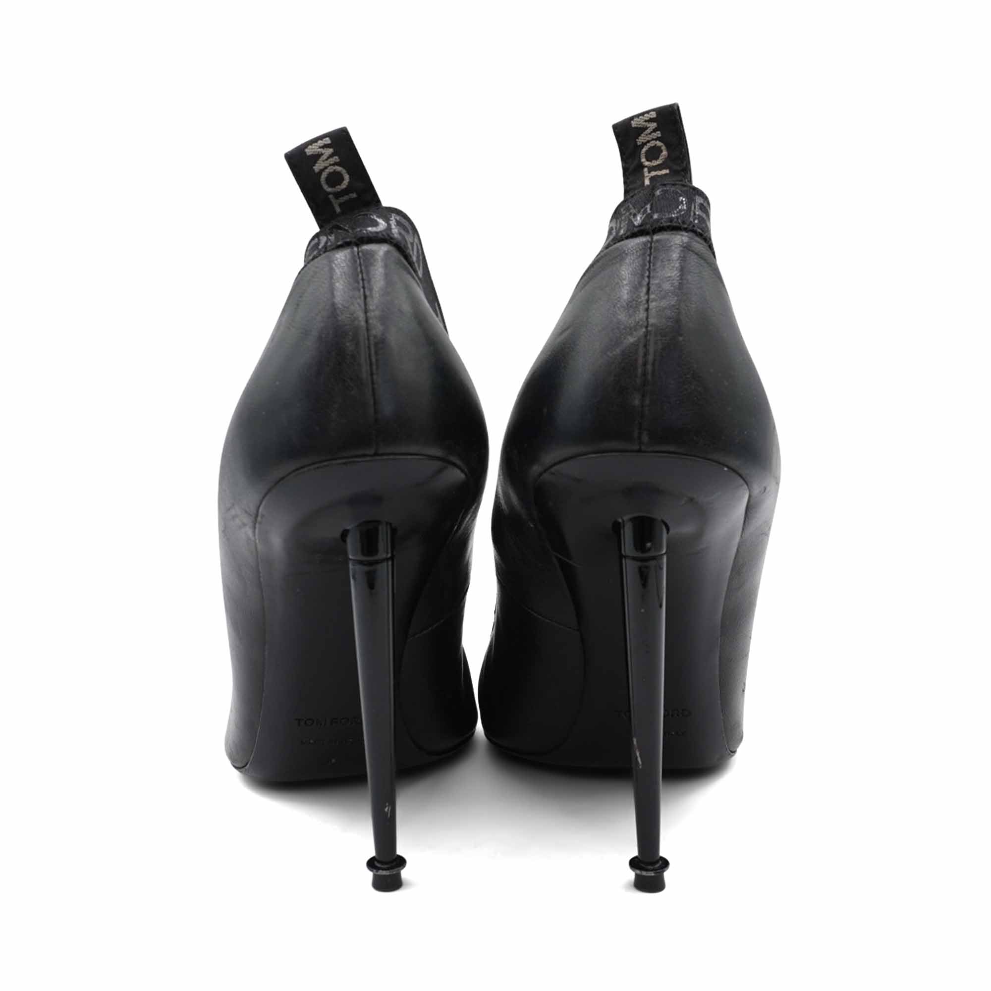 Tom Ford Logo Heels - Women's 38