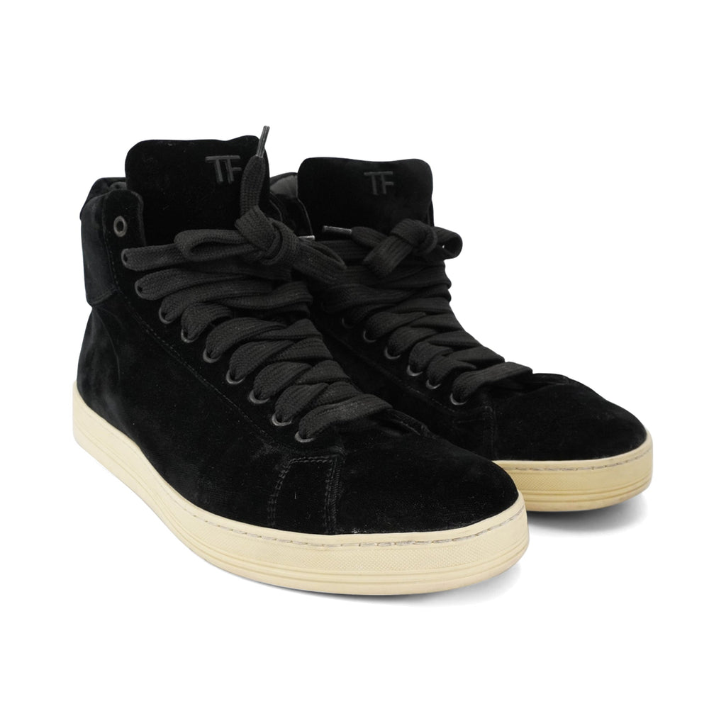 Tom Ford 'Russel' Velvet Sneakers - Men's 7