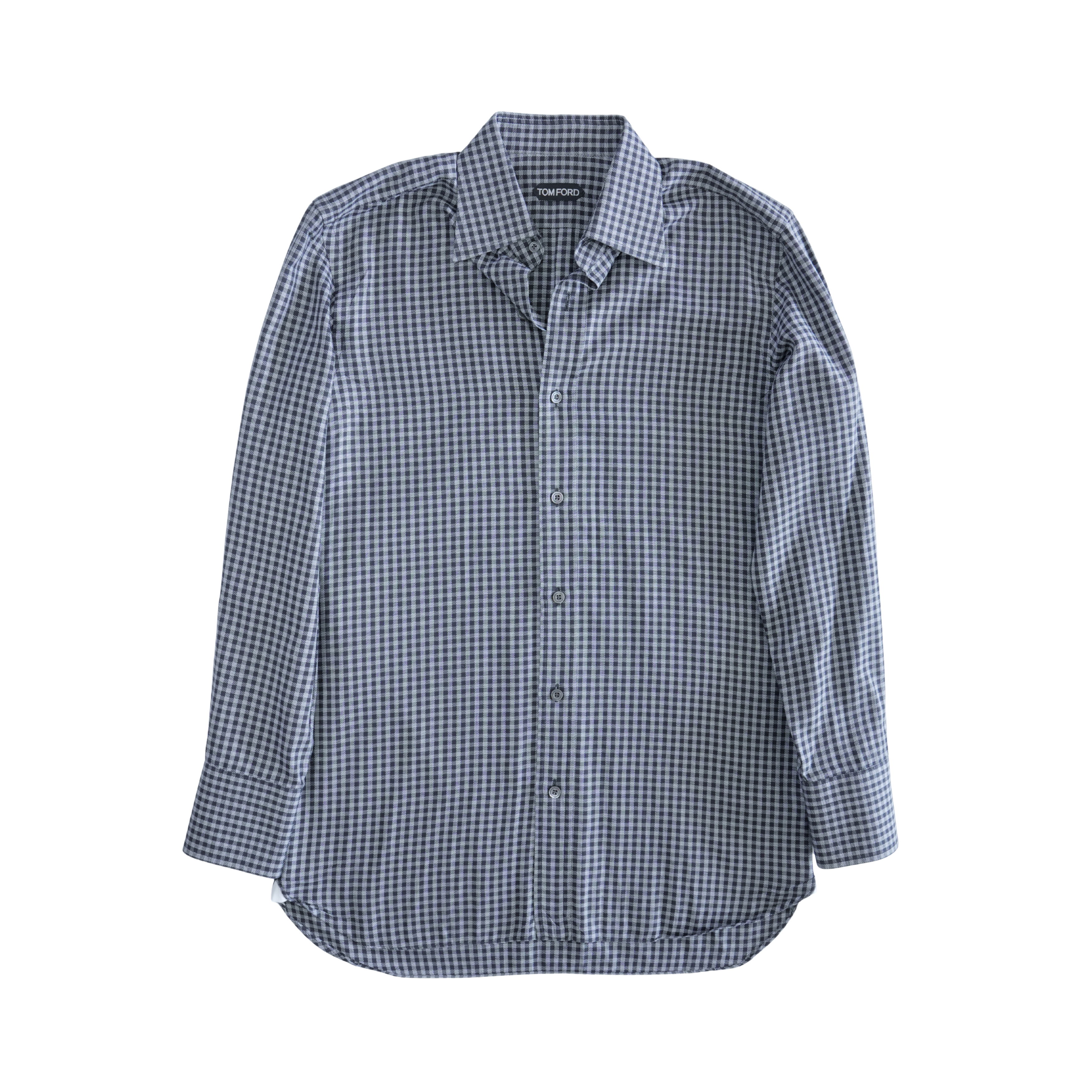 Tom Ford Check Button Down Shirt - Men's 39