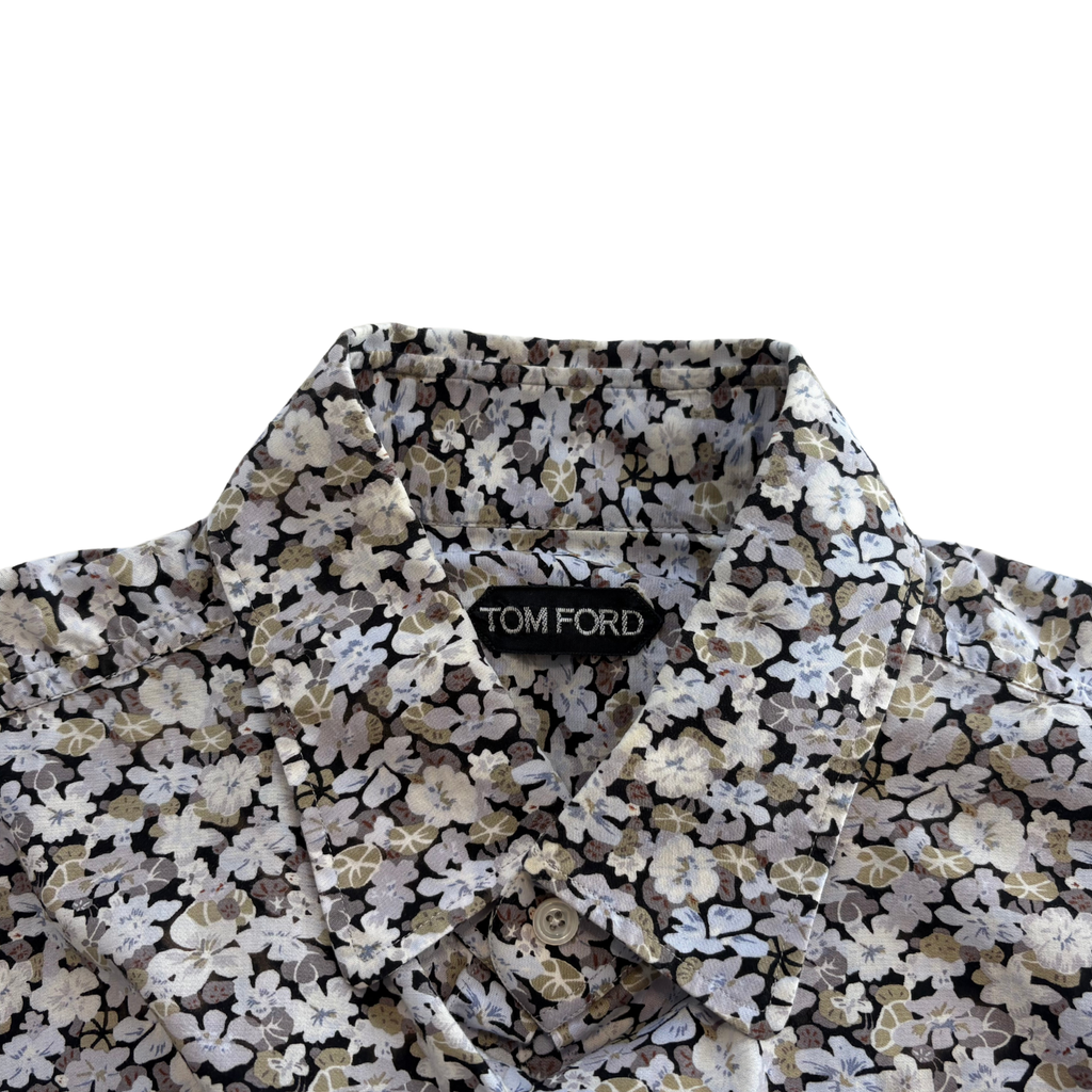 Tom Ford Floral Button Down Shirt - Men's 41/16