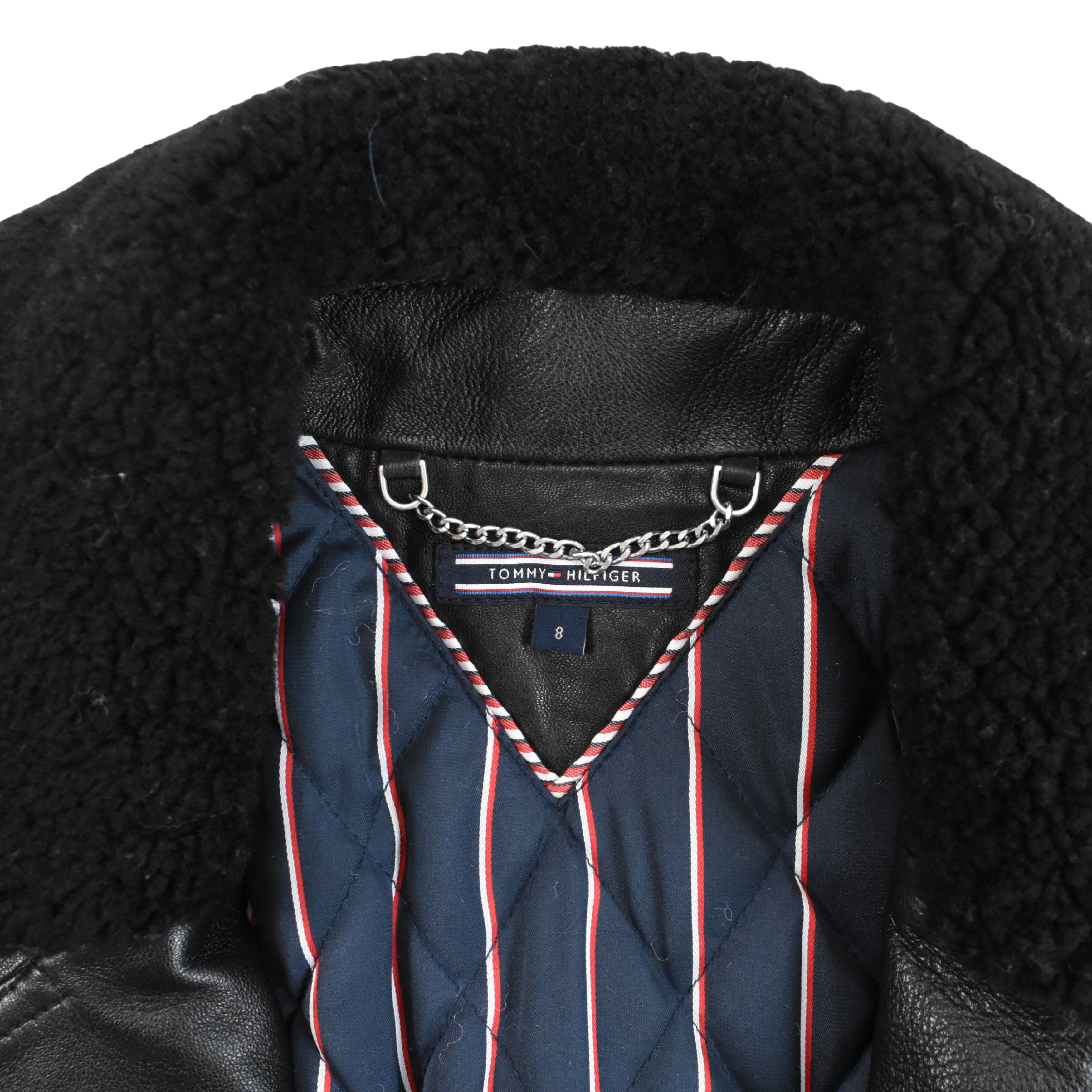 Tommy Hilfiger Leather Jacket - Women's 8