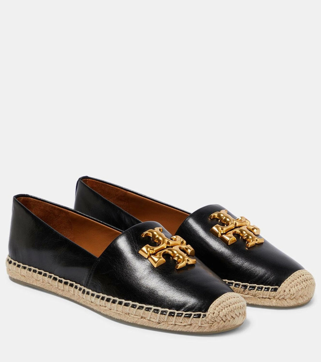 TORY BURCH ELEANOR LEATHER ESPADRILLES