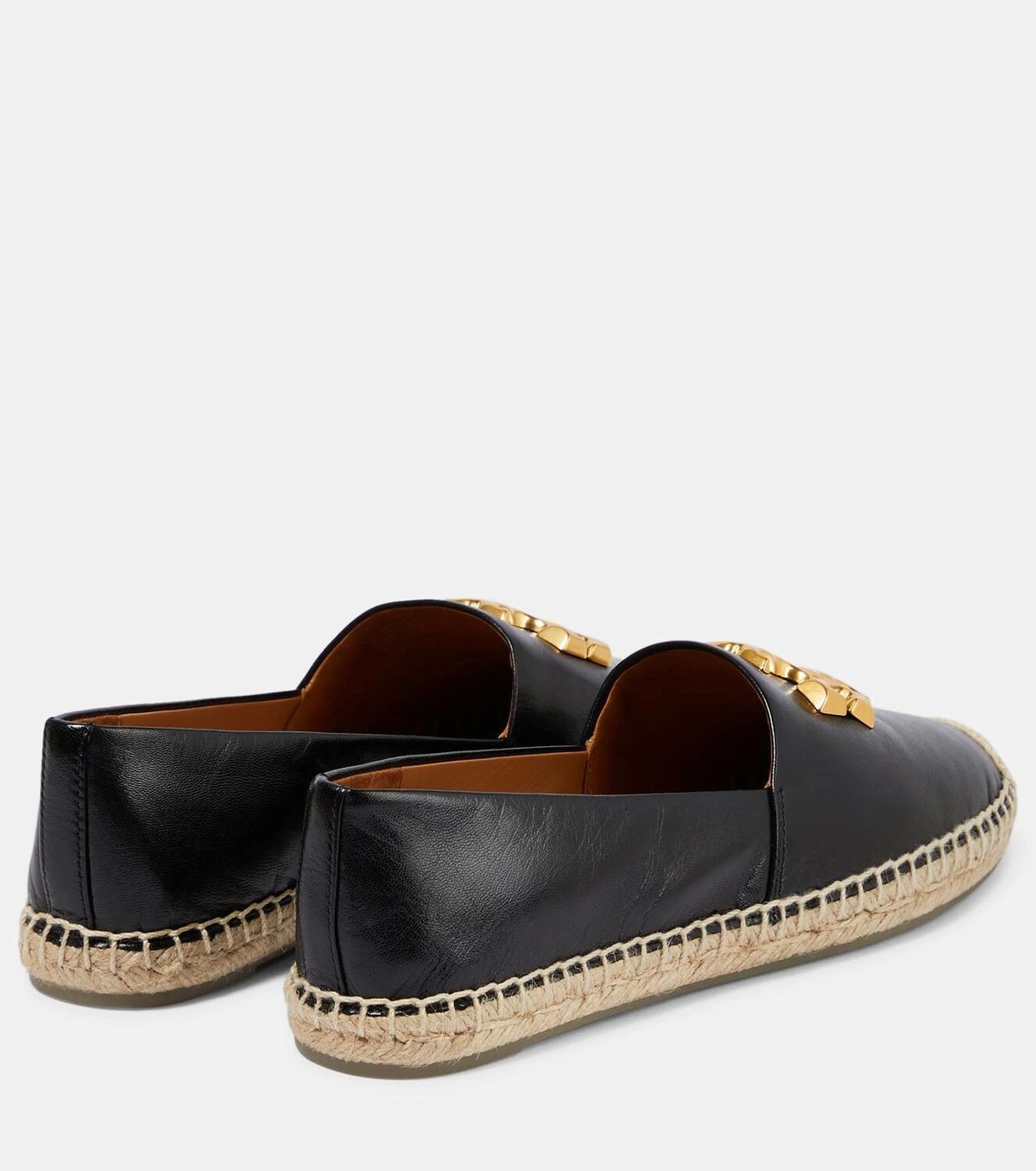 TORY BURCH ELEANOR LEATHER ESPADRILLES