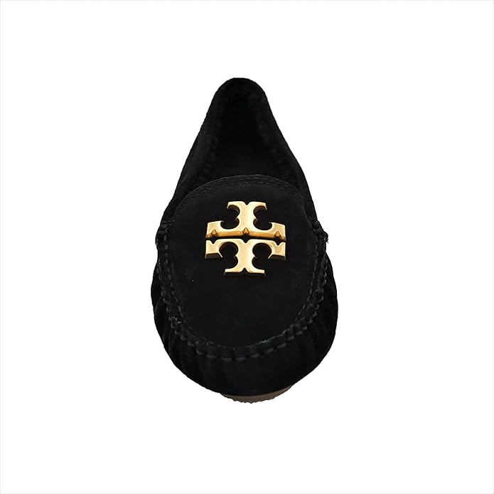 TORY BURCH EVERLY SUEDE SHEARLING LOAFERS