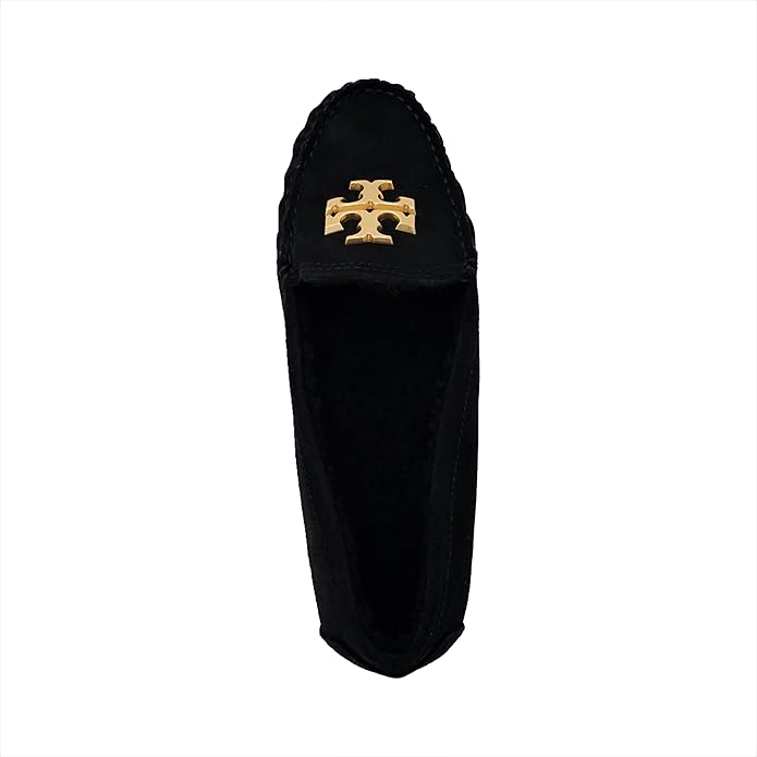 TORY BURCH EVERLY SUEDE SHEARLING LOAFERS