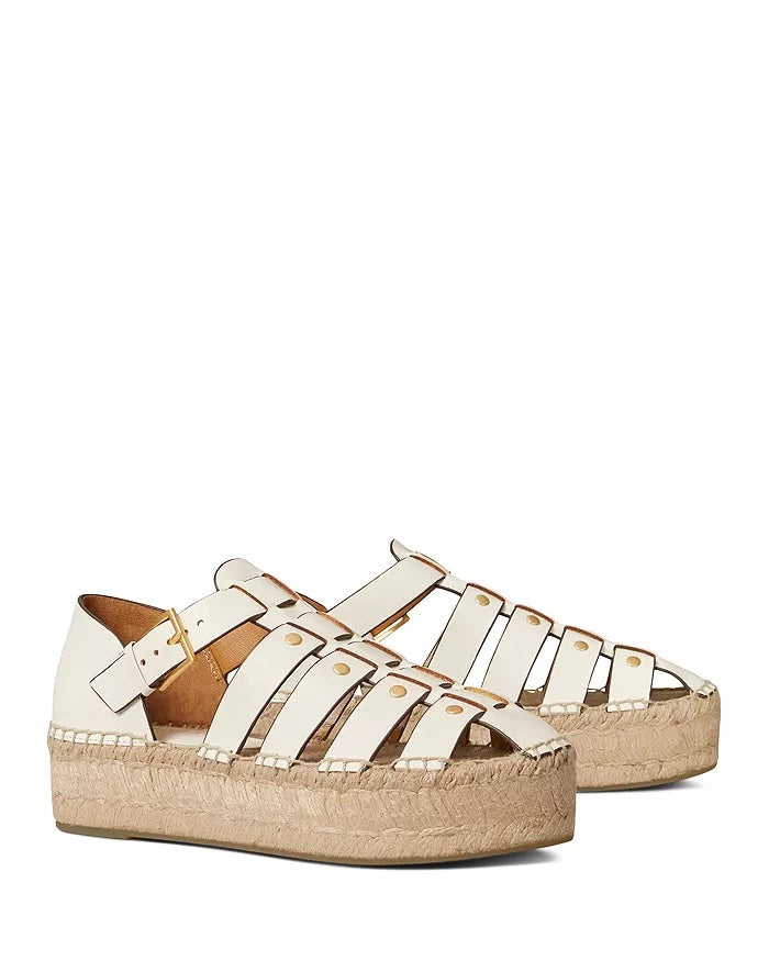 TORY BURCH FISHERMAN PLATFORM ESPADRILLES