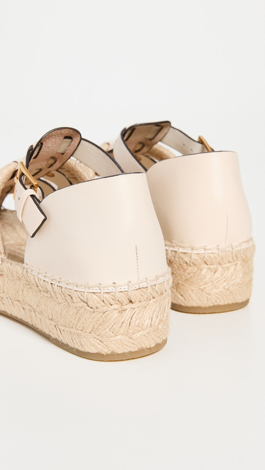 TORY BURCH FISHERMAN PLATFORM ESPADRILLES