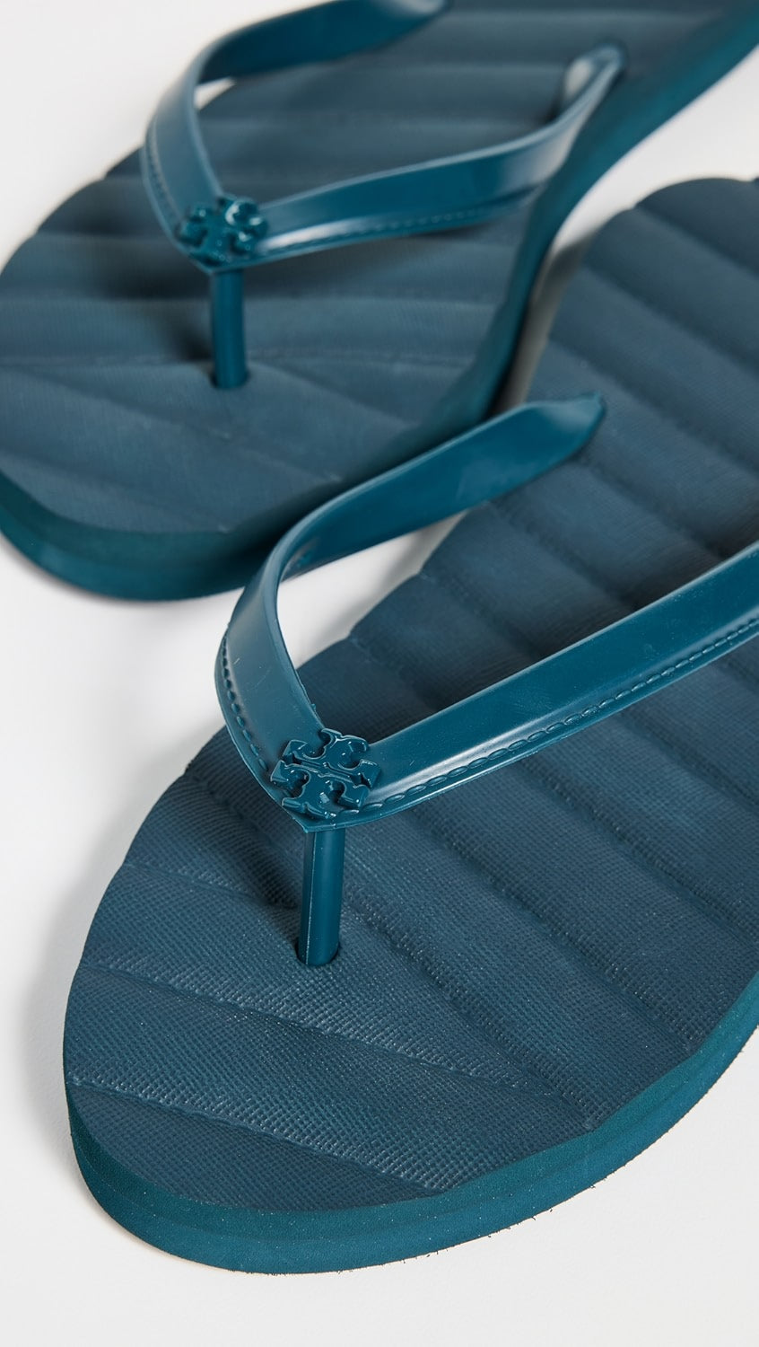 TORY BURCH KIRA QUILTED FLIP FLOP SANDALS