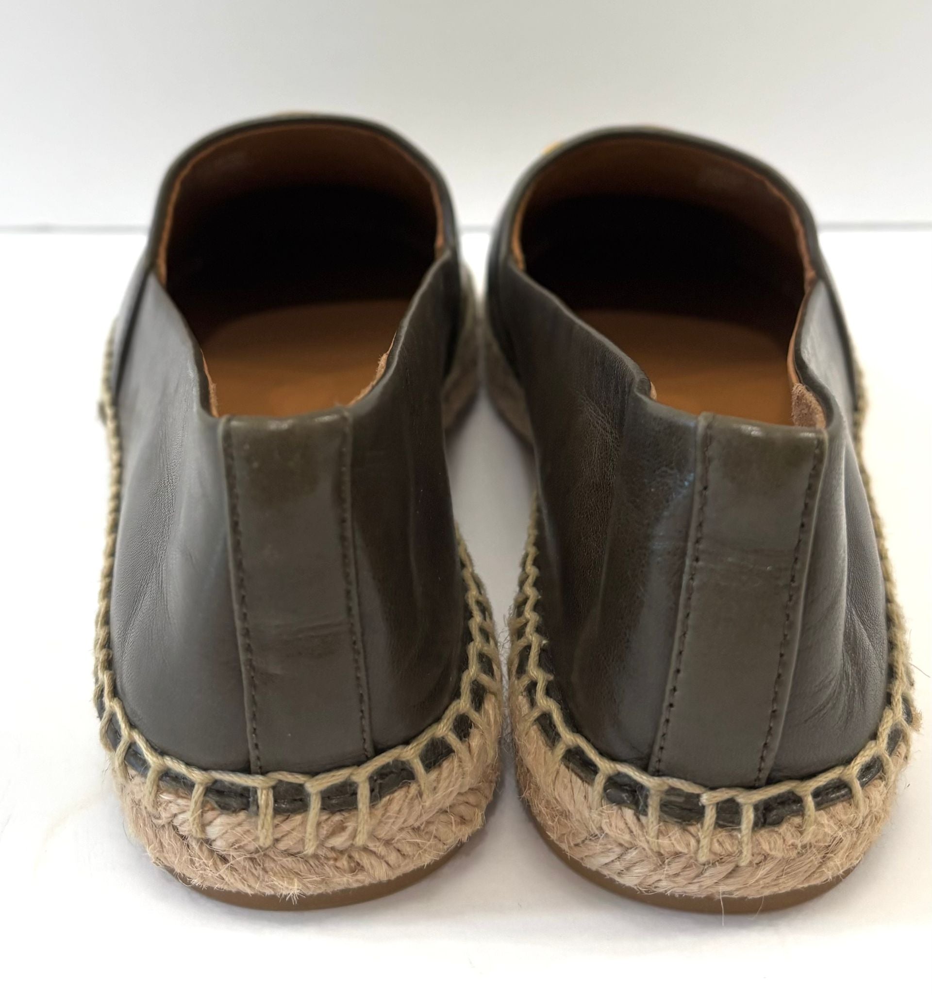 TORY BURCH ELEANOR LEATHER ESPADRILLES