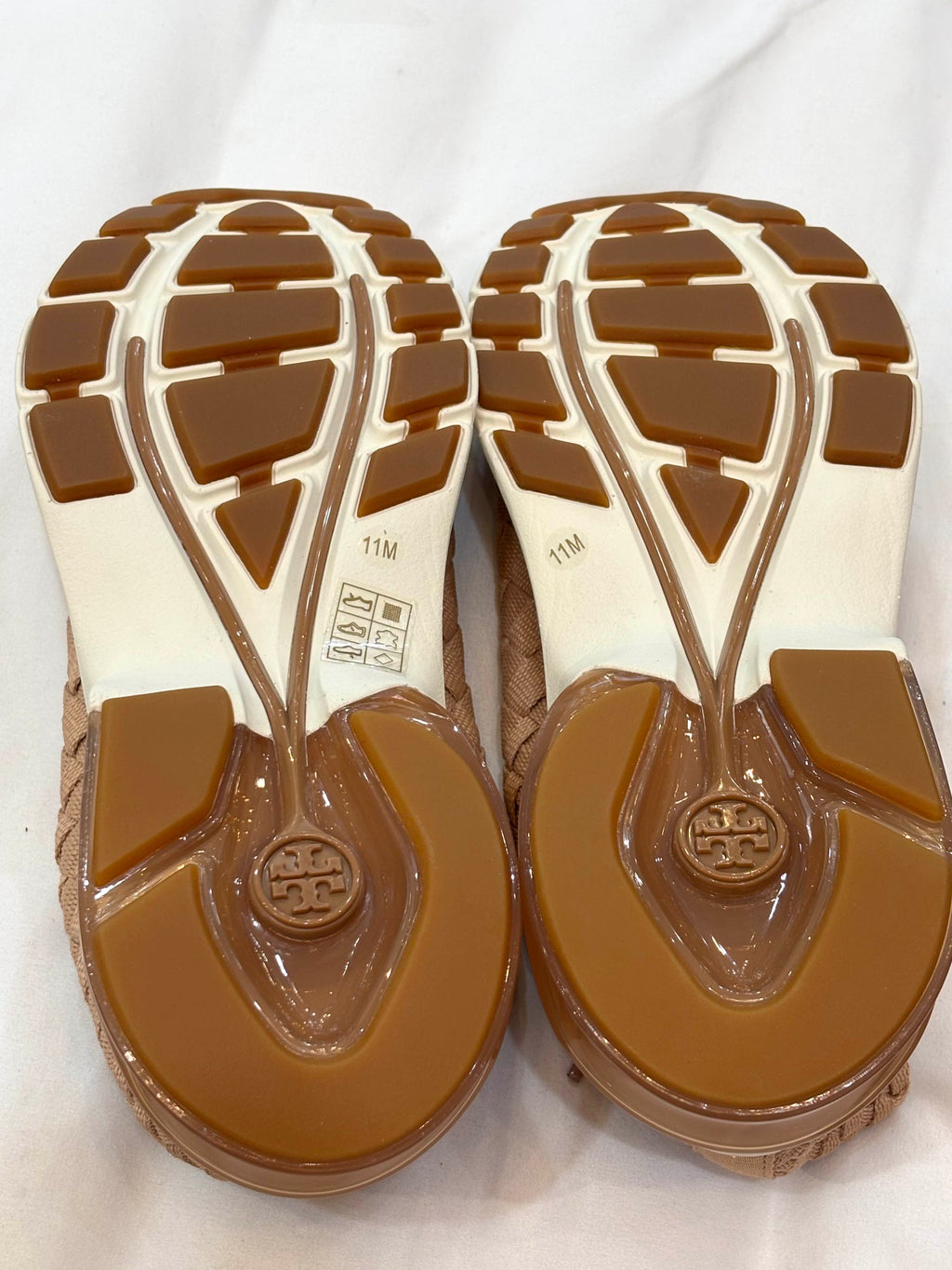 TORY BURCH GOOD LUCK WOVEN TRAINER SNEAKER