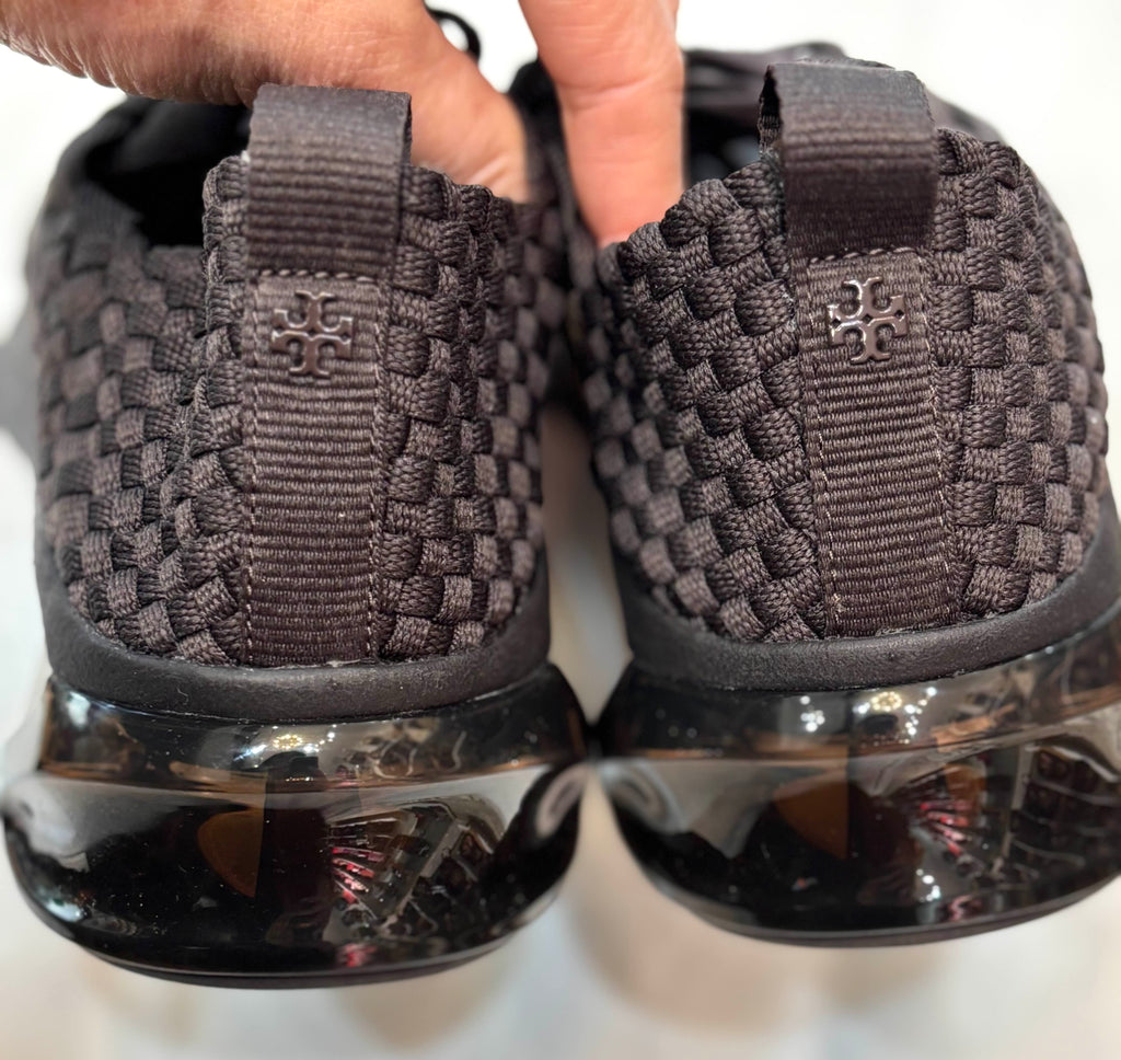 TORY BURCH GOOD LUCK WOVEN TRAINER SNEAKER