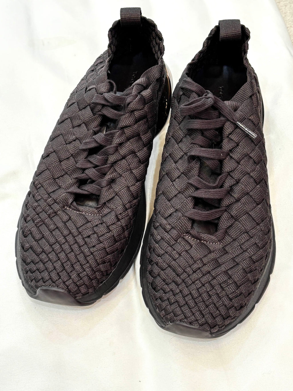 TORY BURCH GOOD LUCK WOVEN TRAINER SNEAKER