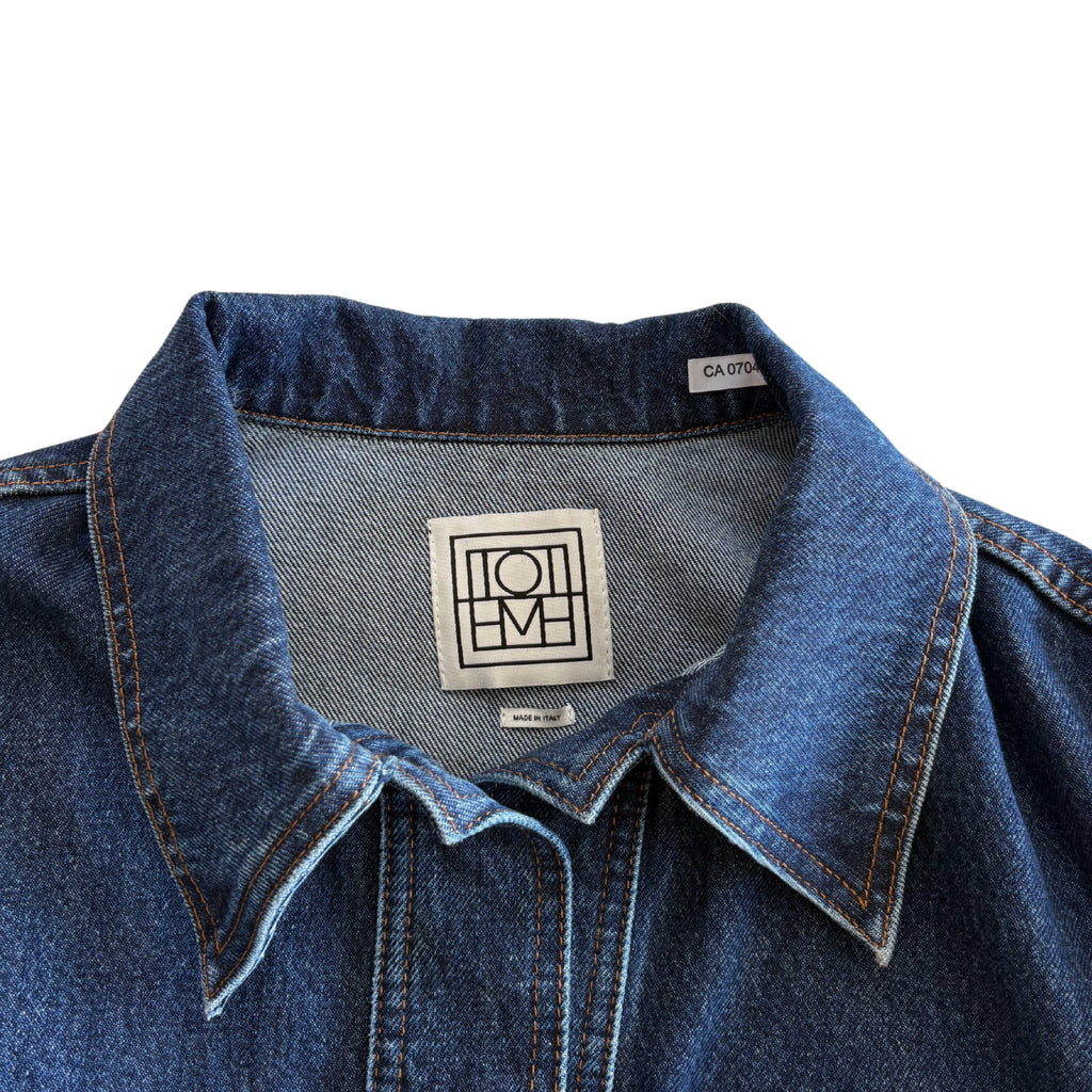 Toteme Cropped Denim Jacket - Women's 36