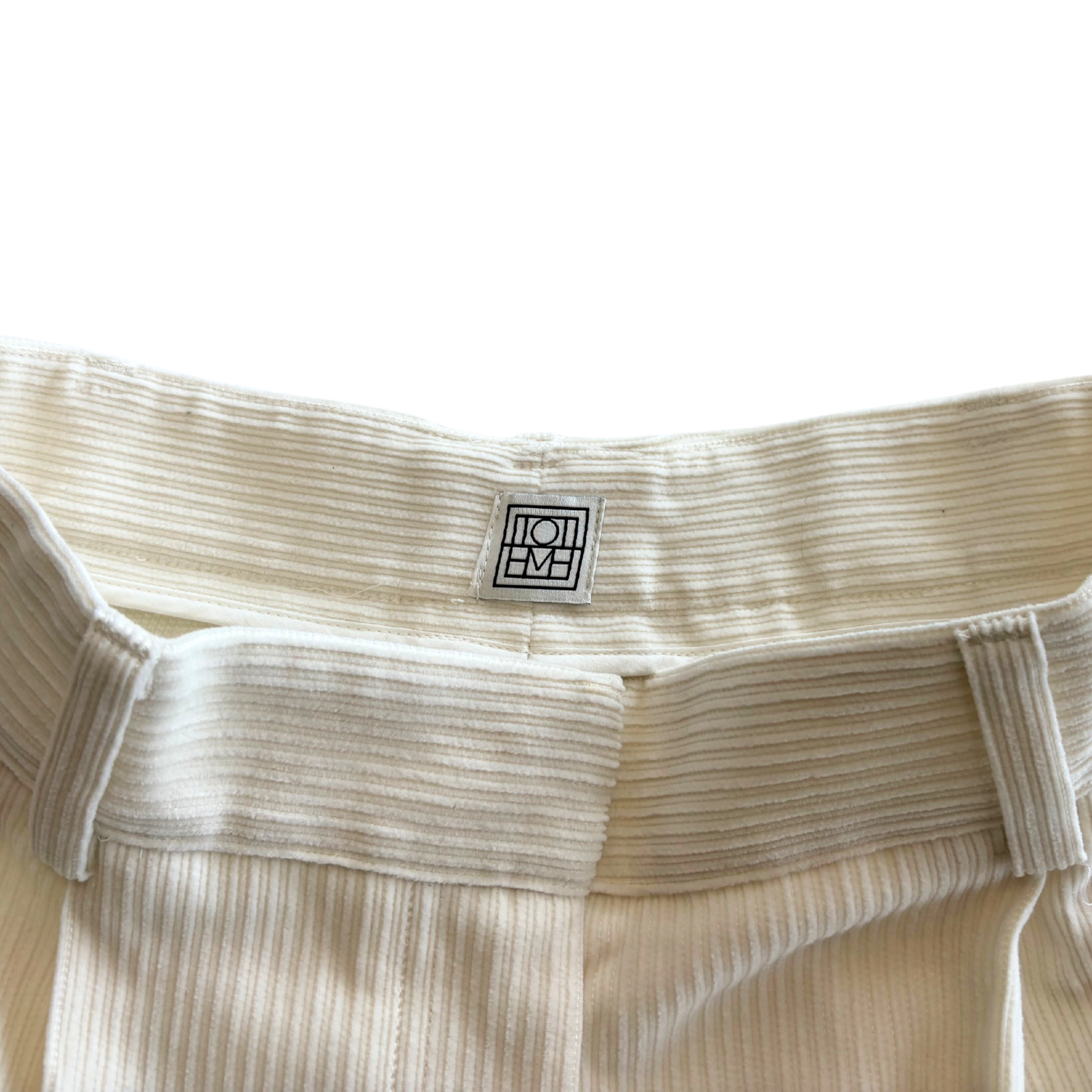 Toteme 'Silk Cotton Cord' Trousers - Women's 36