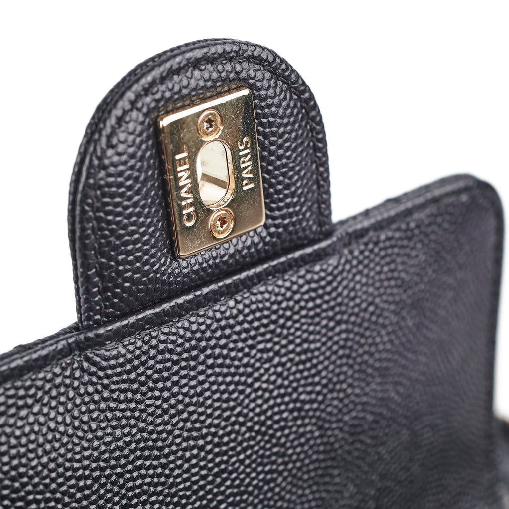 Chanel Mini Caviar Black Backpack - Series 26