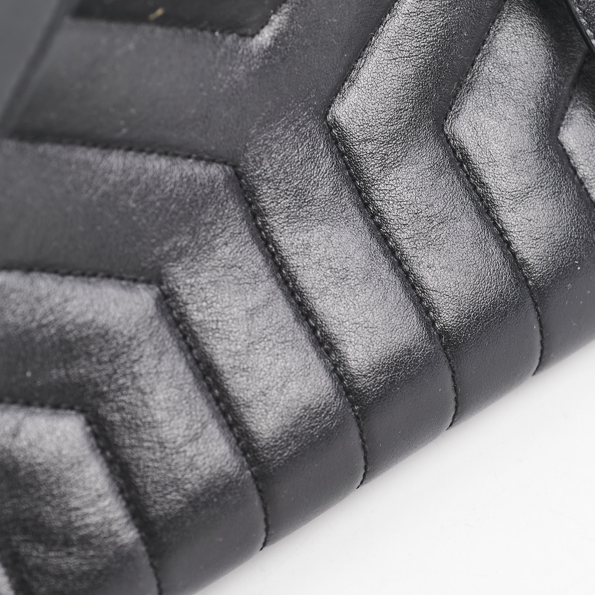 Saint Laurent Lou Small Black Backpack