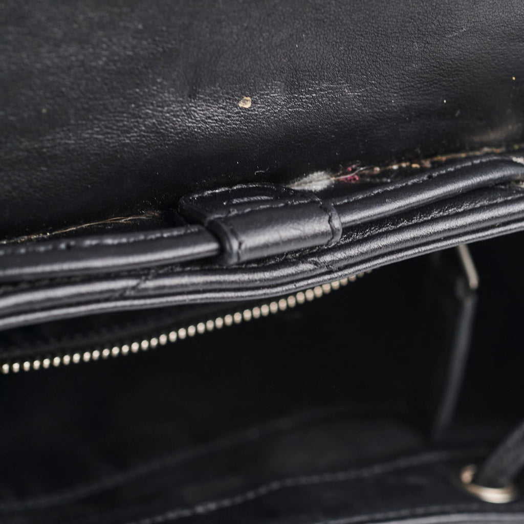 Saint Laurent Lou Small Black Backpack