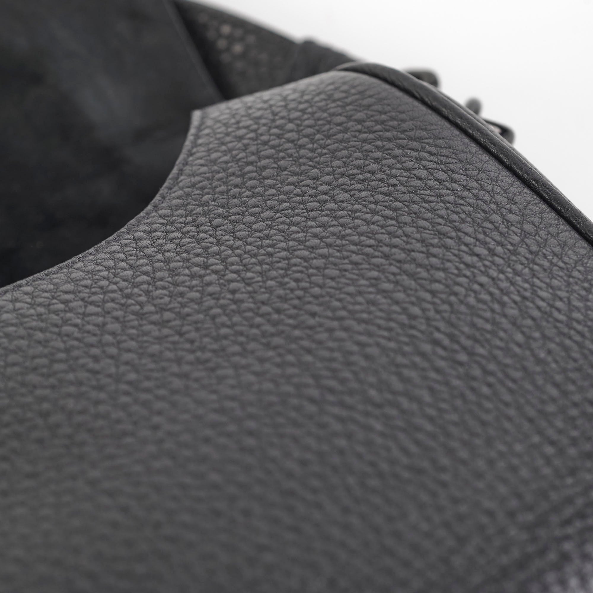 Christian Dior Grained Calfskin Medium Bobby Flap Black