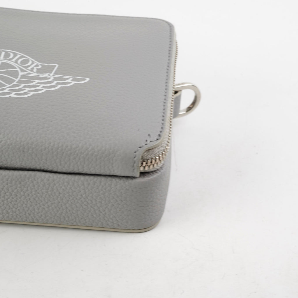 Dior x Air Jordan Wings Messenger Crossbody Bag Grey
