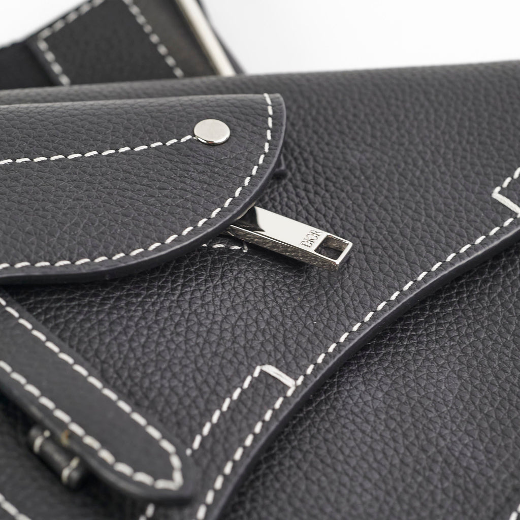 Dior Men Saddle Messenger Bag Black