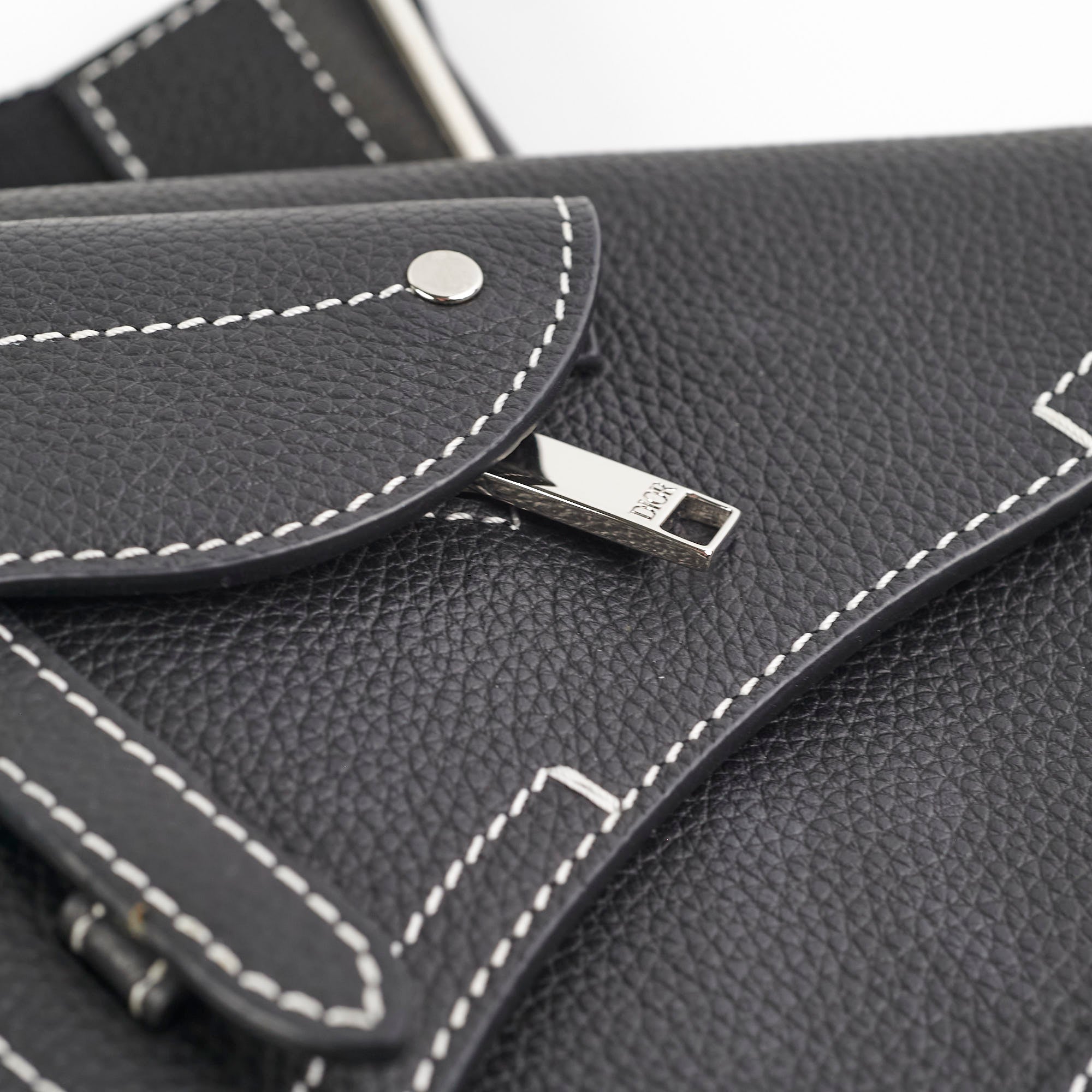 Dior Men Saddle Messenger Bag Black